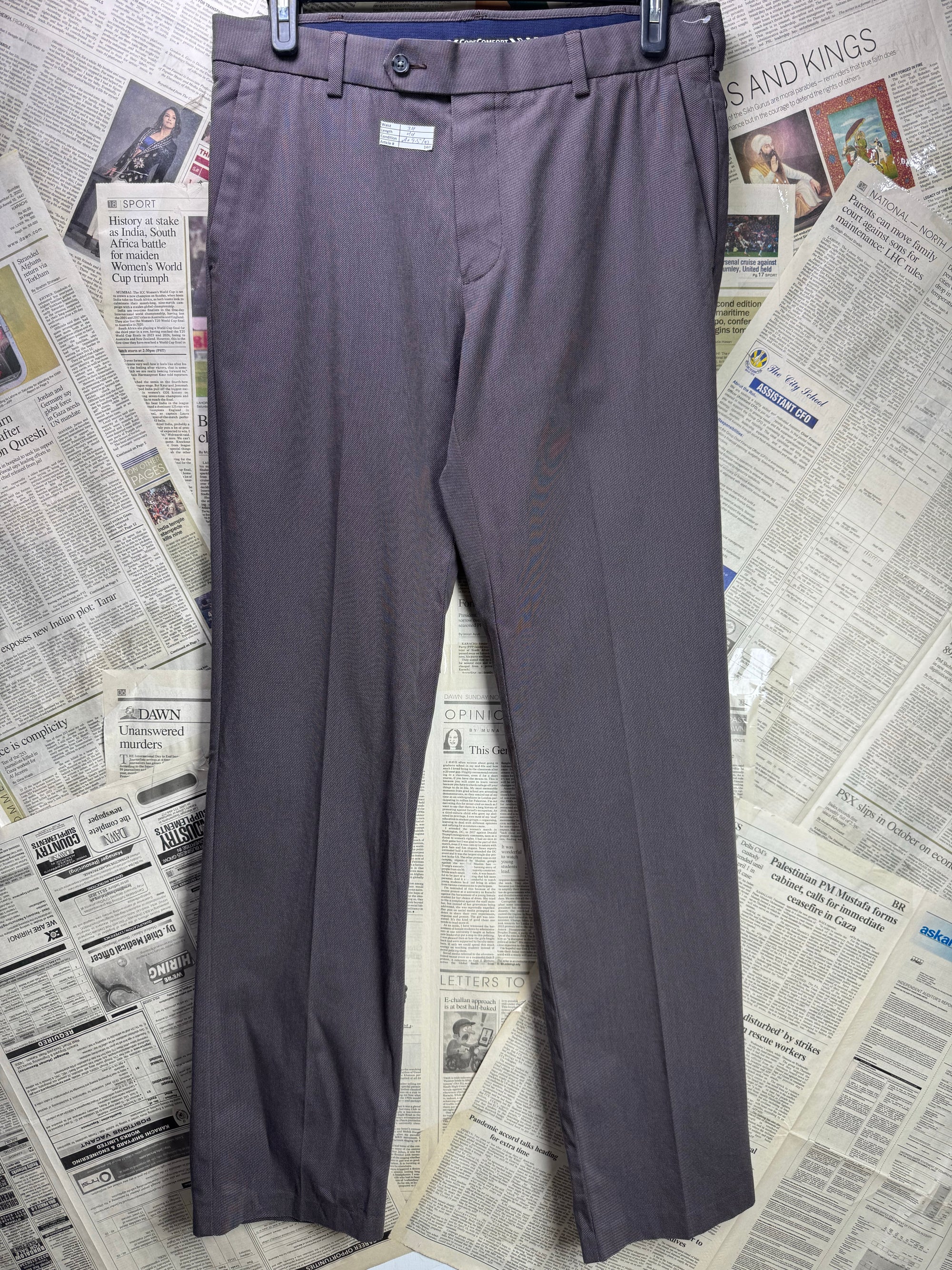 Roundtree & York® Waist: 34" | Dress Pants | Cotton - Spandex | 1445 - Genuine Maal