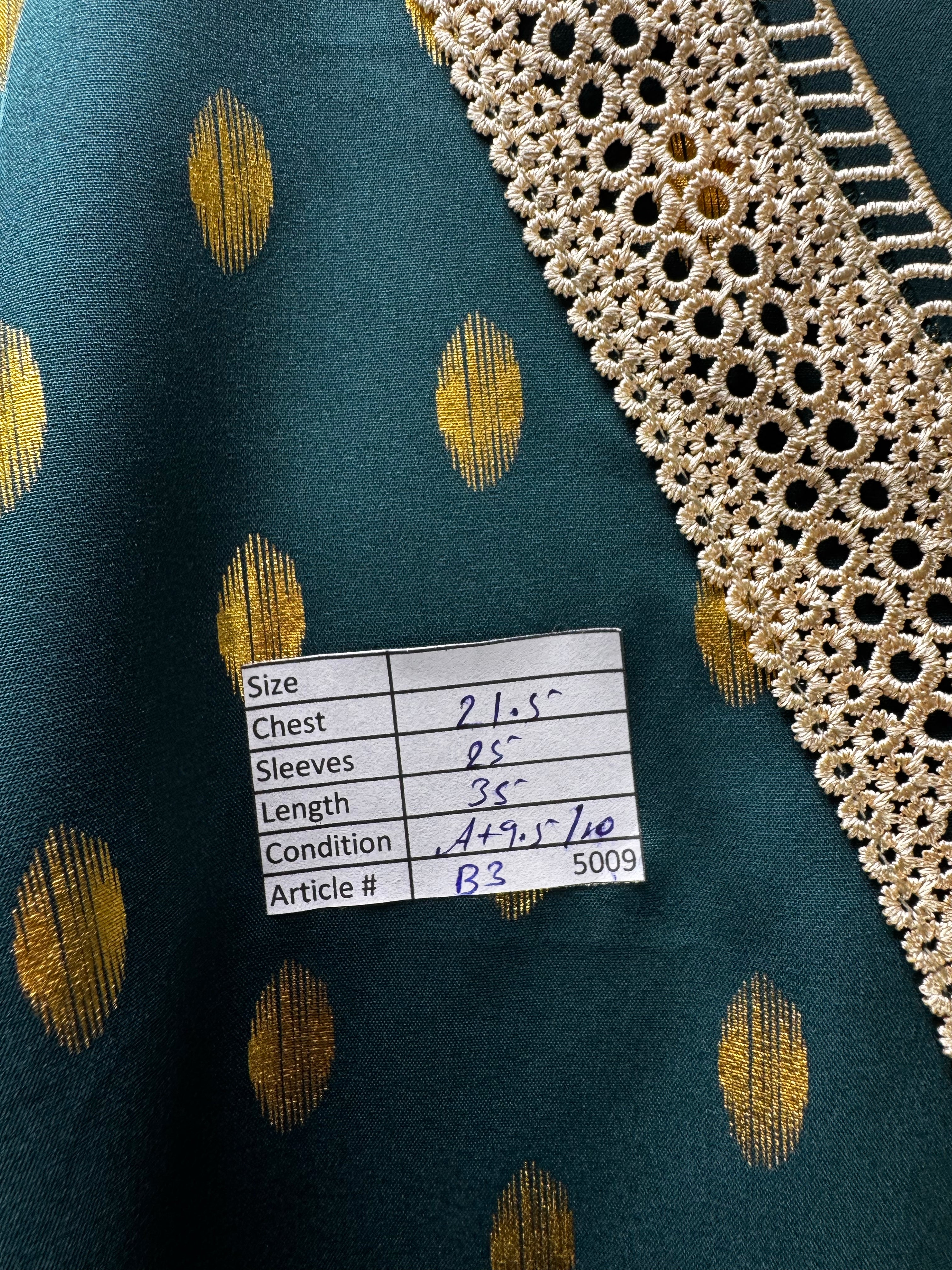 Shein® XL | Bust: 21.5" | Metallic Polka Dot | Mini Dress | B3 - 5009