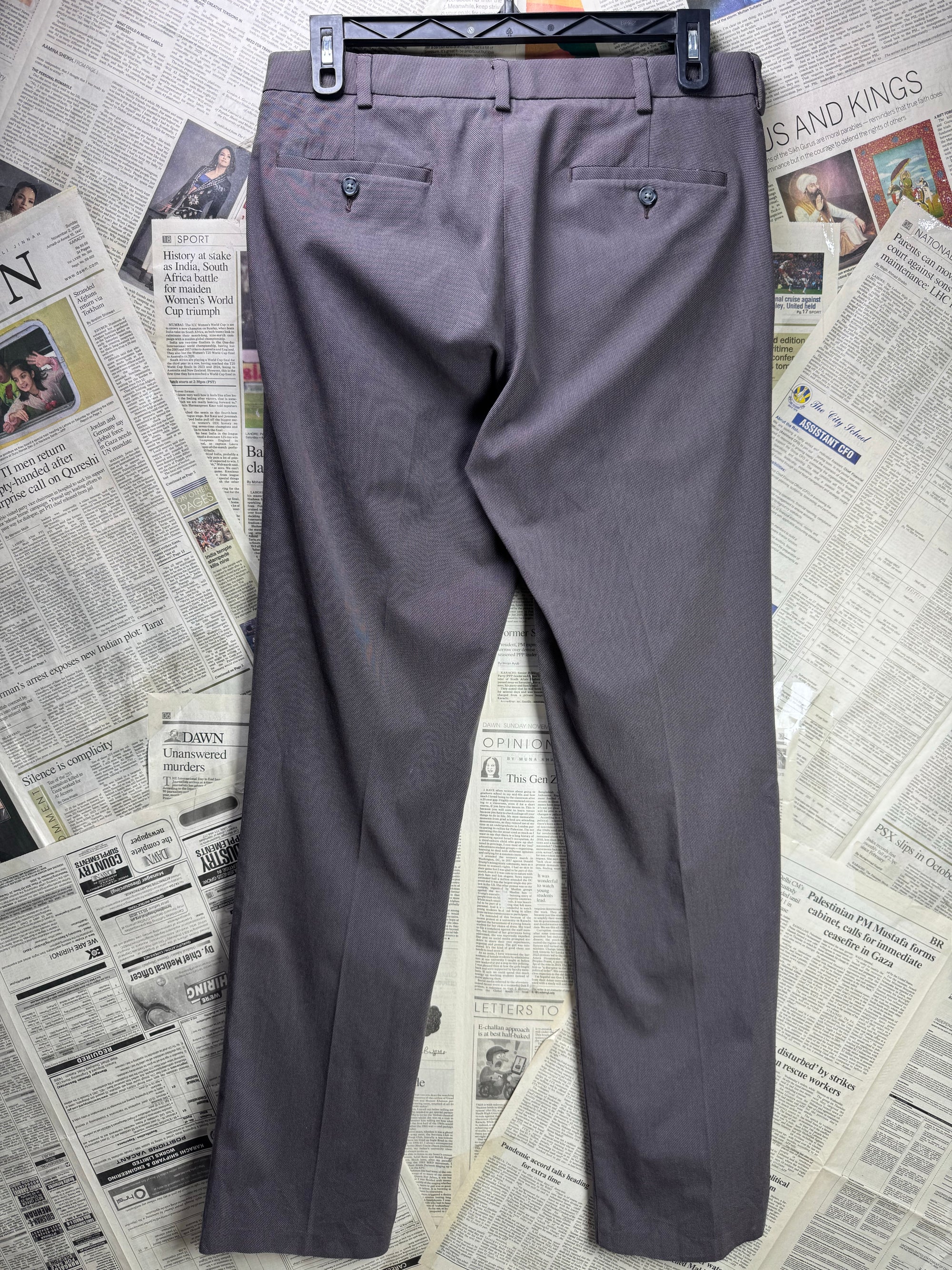 Roundtree & York® Waist: 34" | Dress Pants | Cotton - Spandex | 1445 - Genuine Maal