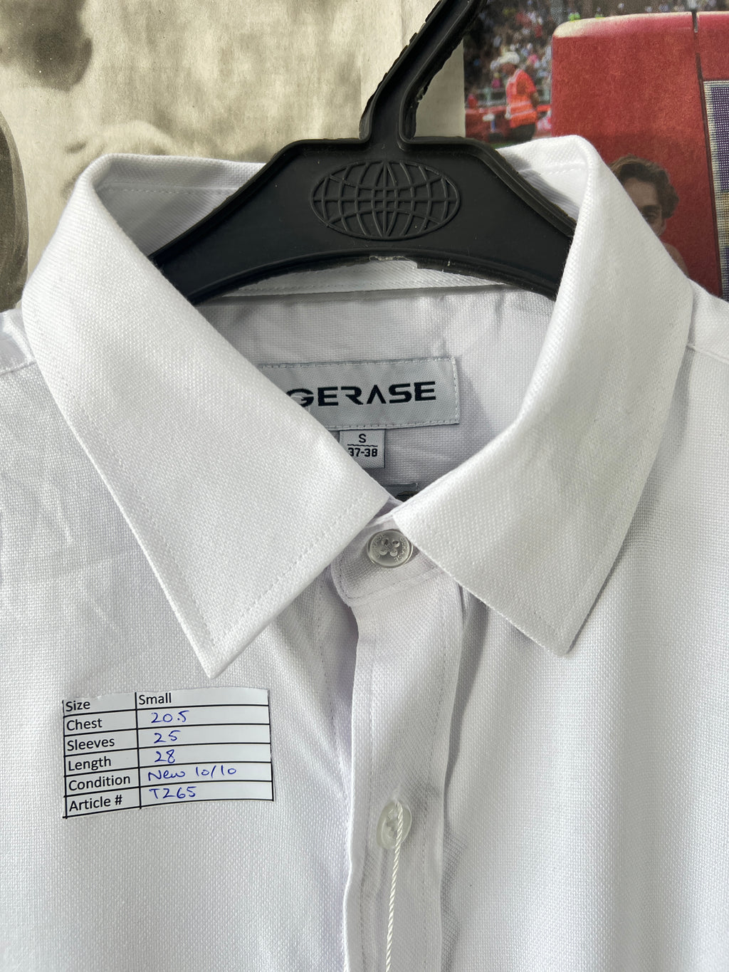 GERASE® White | Small | Chest: 20.5" | T265 - My Store