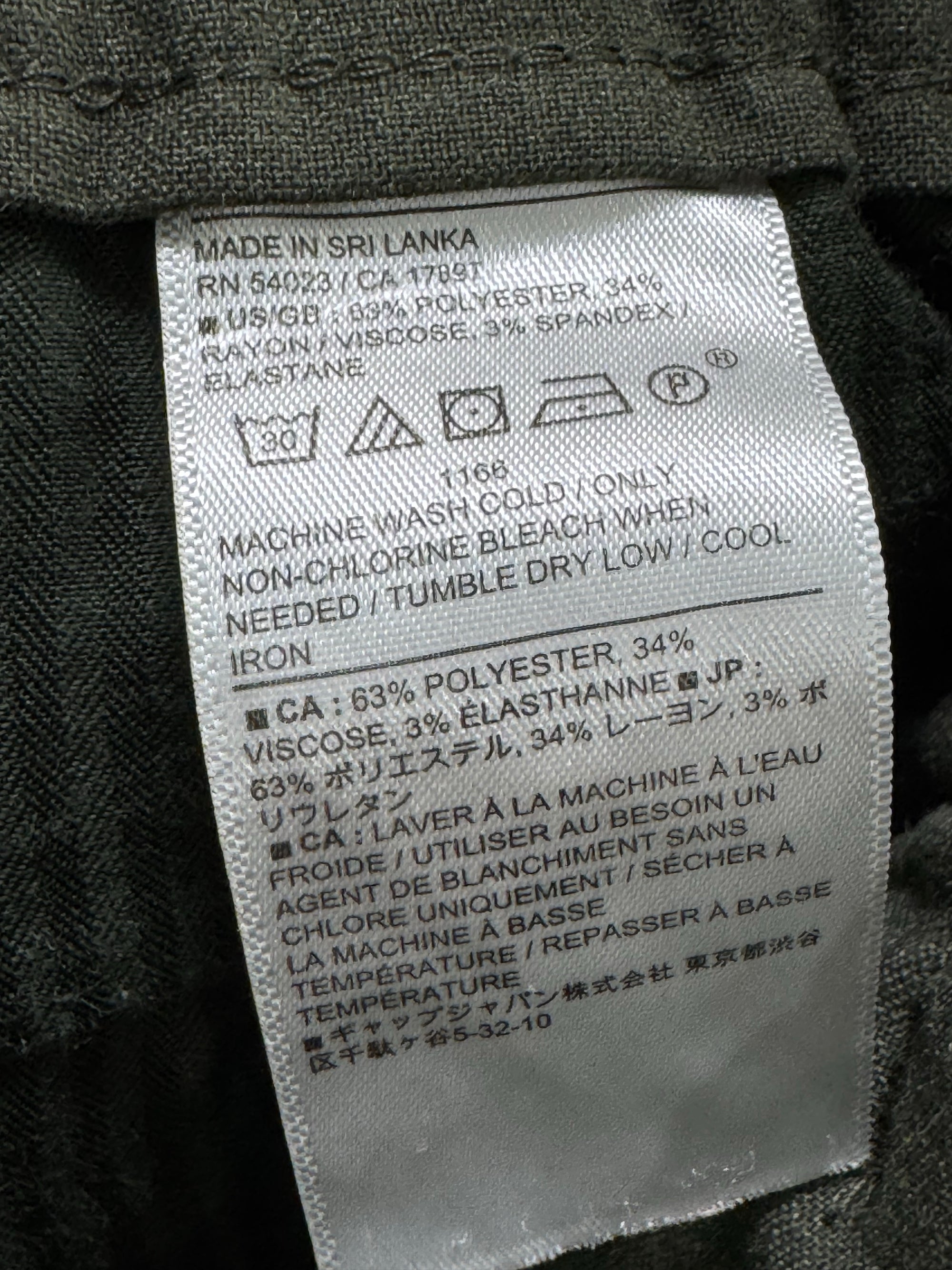 Banana Rep*blic® Waist: 32" | Tappered Fit Casual Trousers | Poly - Visc - Elastane | 1444 - Genuine Maal