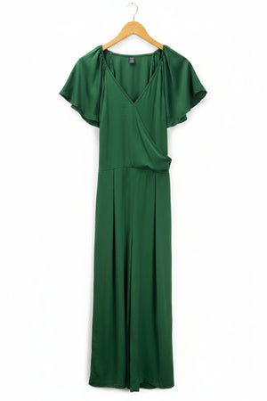 Shein® Large | Bust: 20.5" | Solid Emerald Green | Maxi Dress | B3 - 5410 - Genuine Maal