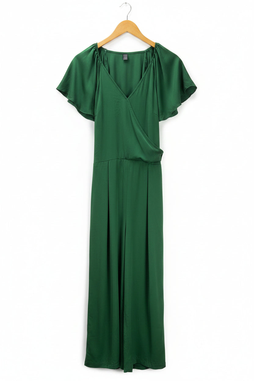 Shein® Large | Bust: 20.5" | Solid Emerald Green | Maxi Dress | B3 - 5410 - Genuine Maal