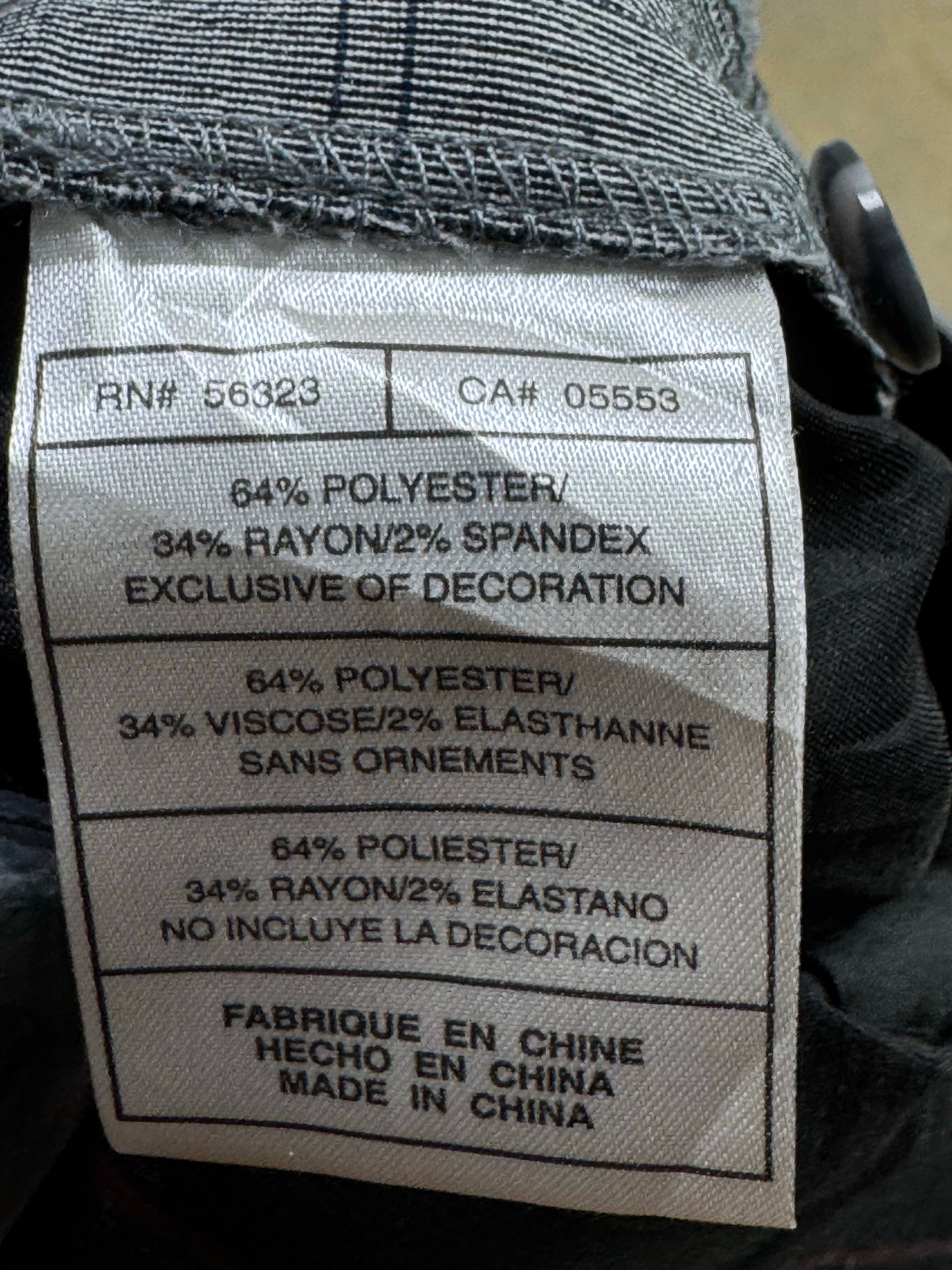 Tiger Woods® Waist: 36" | Grey Plaid | Golf Pants | Poly - Rayon - Spandex | 1441 - Genuine Maal