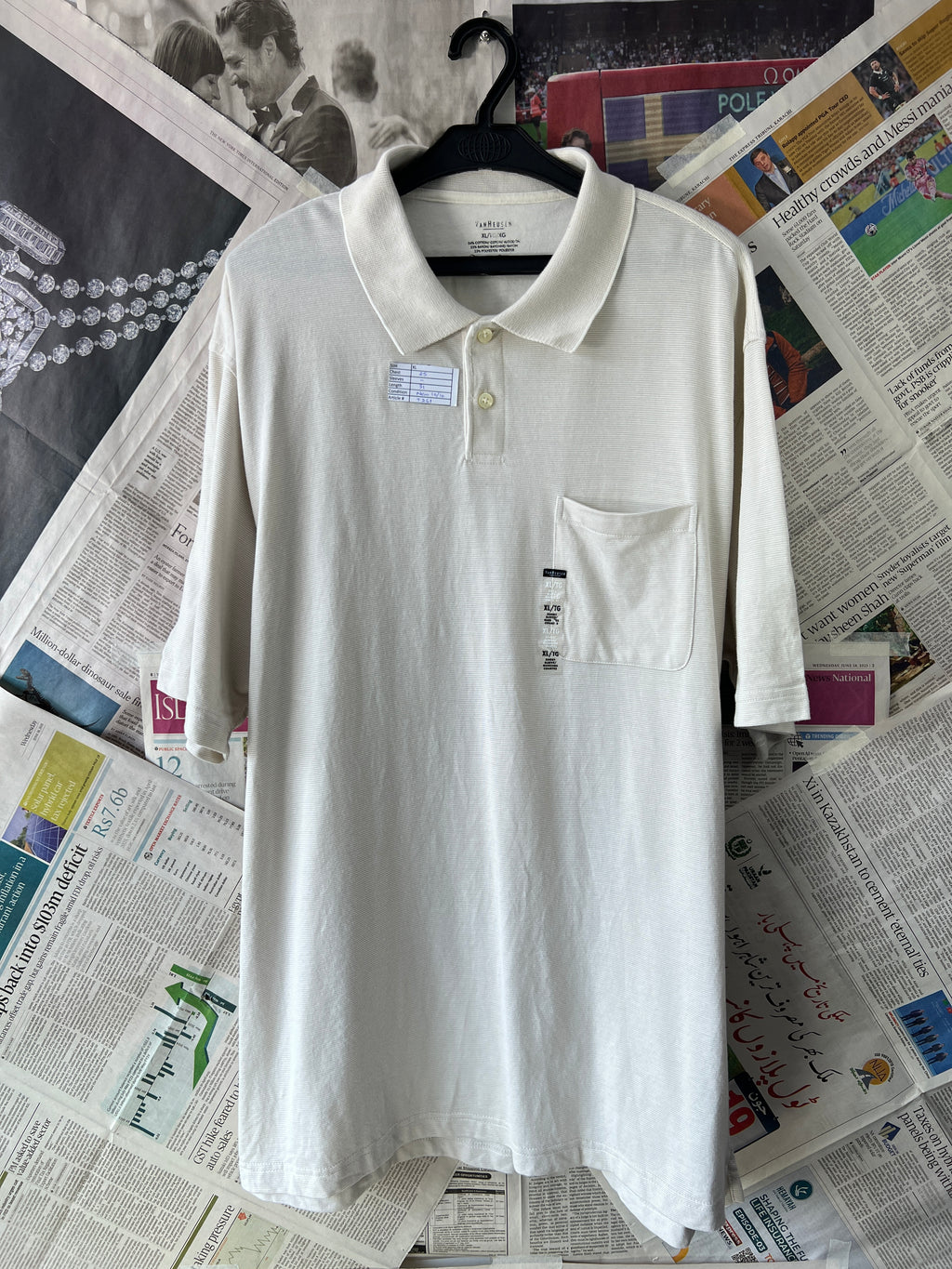 VAN HEUSEN® White | XL | Chest: 25" | T261 - My Store
