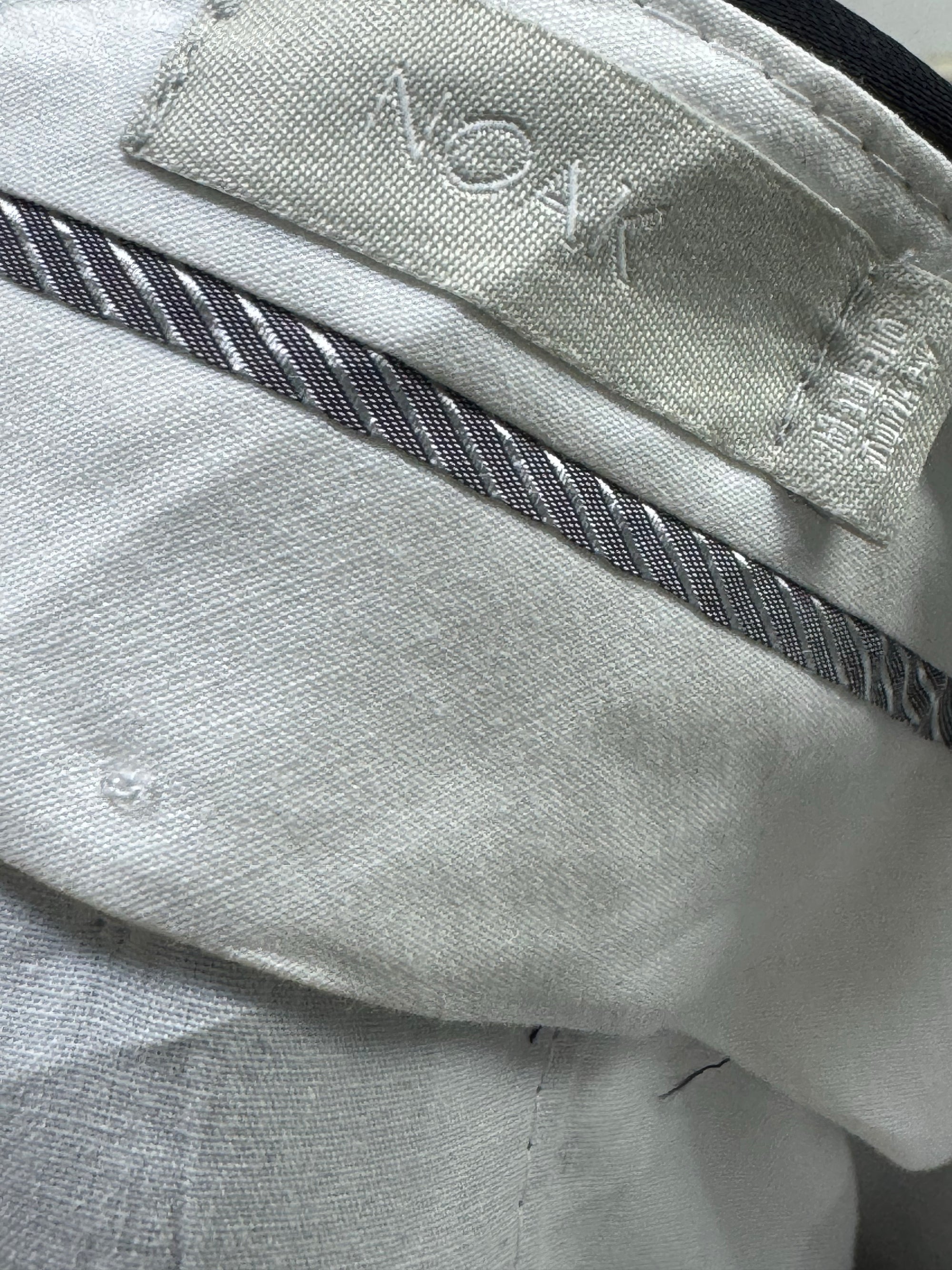 NOAK® Waist: 34" | Black with pattern embose | Party Pants | Wool - Poly - Elastane - Cotton | 1365 - Genuine Maal