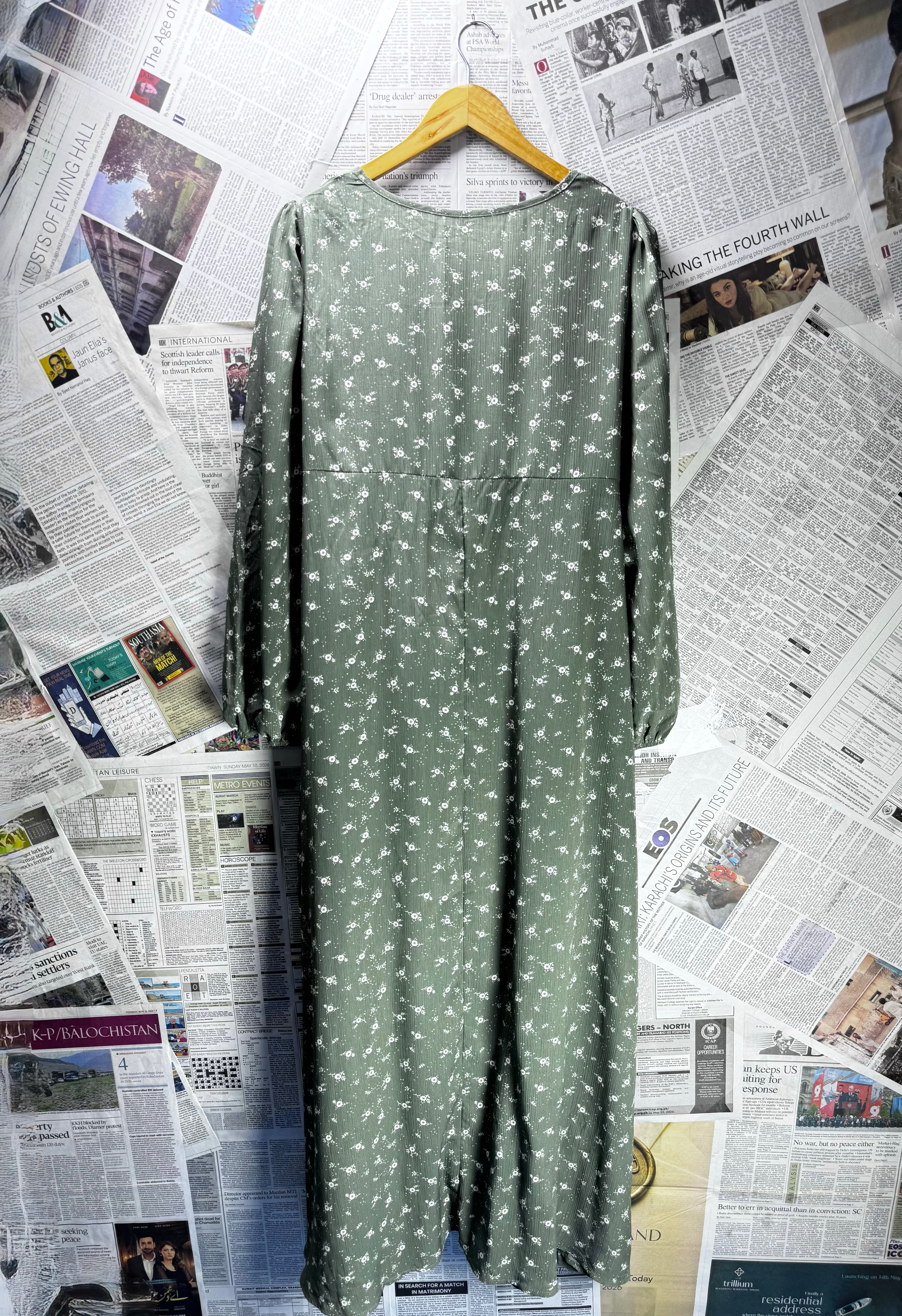 Shein® XXL | Bust: 23" | Ditsy Floral | Maxi Dress | B3 - 4999 - Genuine Maal
