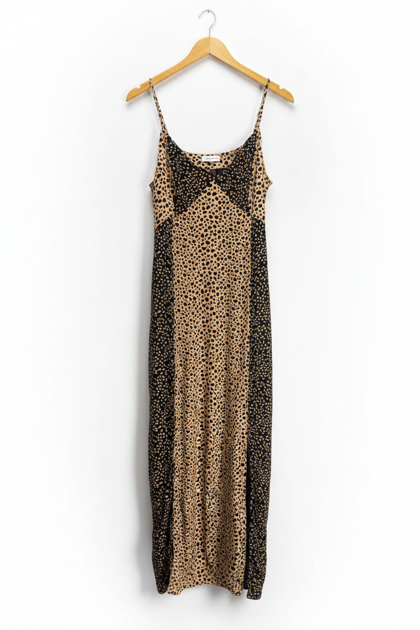 Warehouse® Medium | Bust: 19" | Leopard | Maxi Dress | B3 - 5004 - Genuine Maal