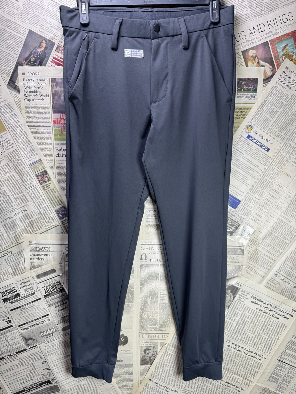 Stylus® Waist: 32" to 34" | Grey | Performance Trousers | Poly | 1378 - Genuine Maal