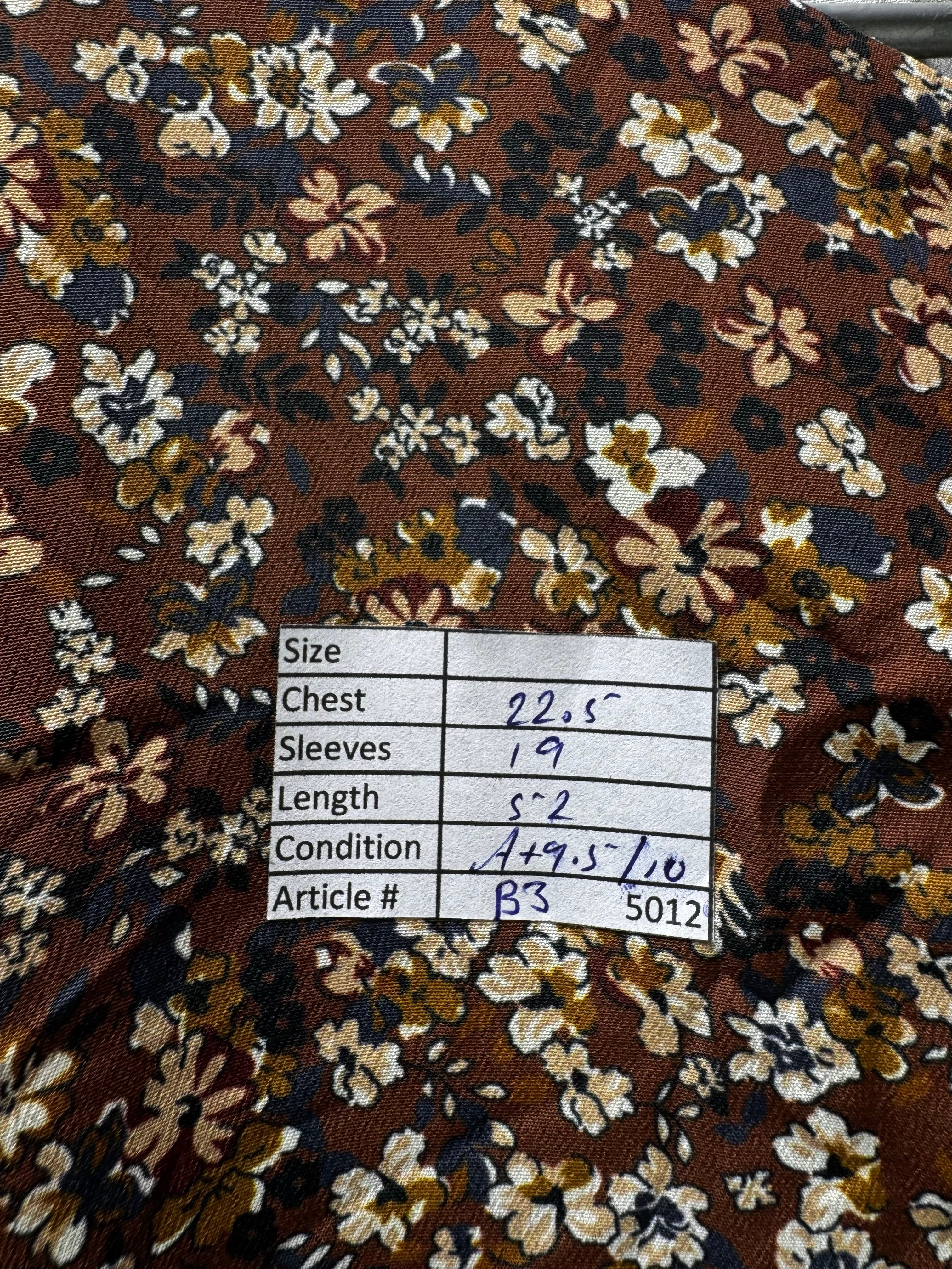 Alia® XL | Bust: 22.5" | Ditsy Floral | Maxi Dress | B3 - 5012 - Genuine Maal
