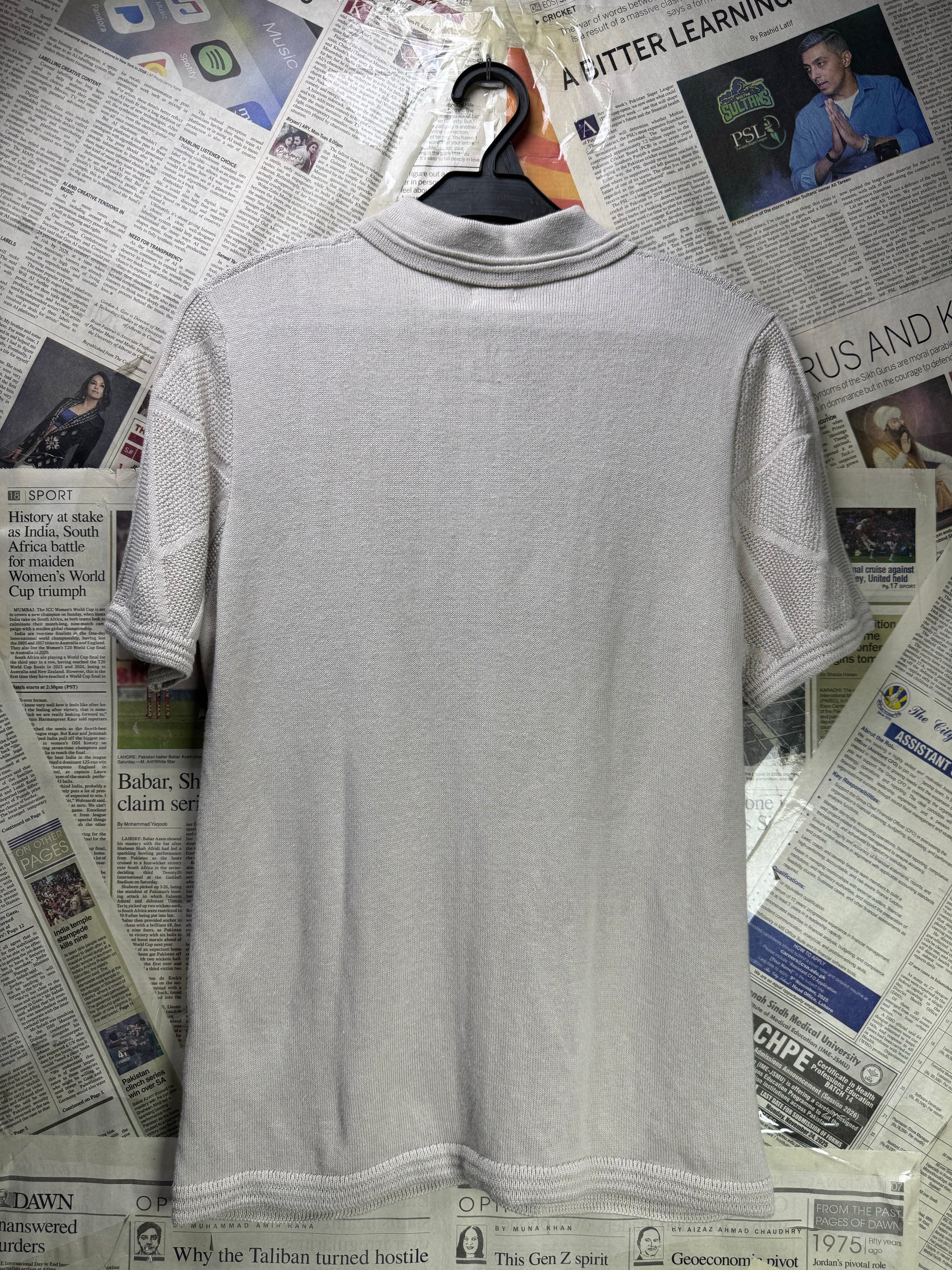 Kids - River Island® XS | Chest: 17" | Beige | Polo | Cotton - Acrylic | 4024 - Genuine Maal