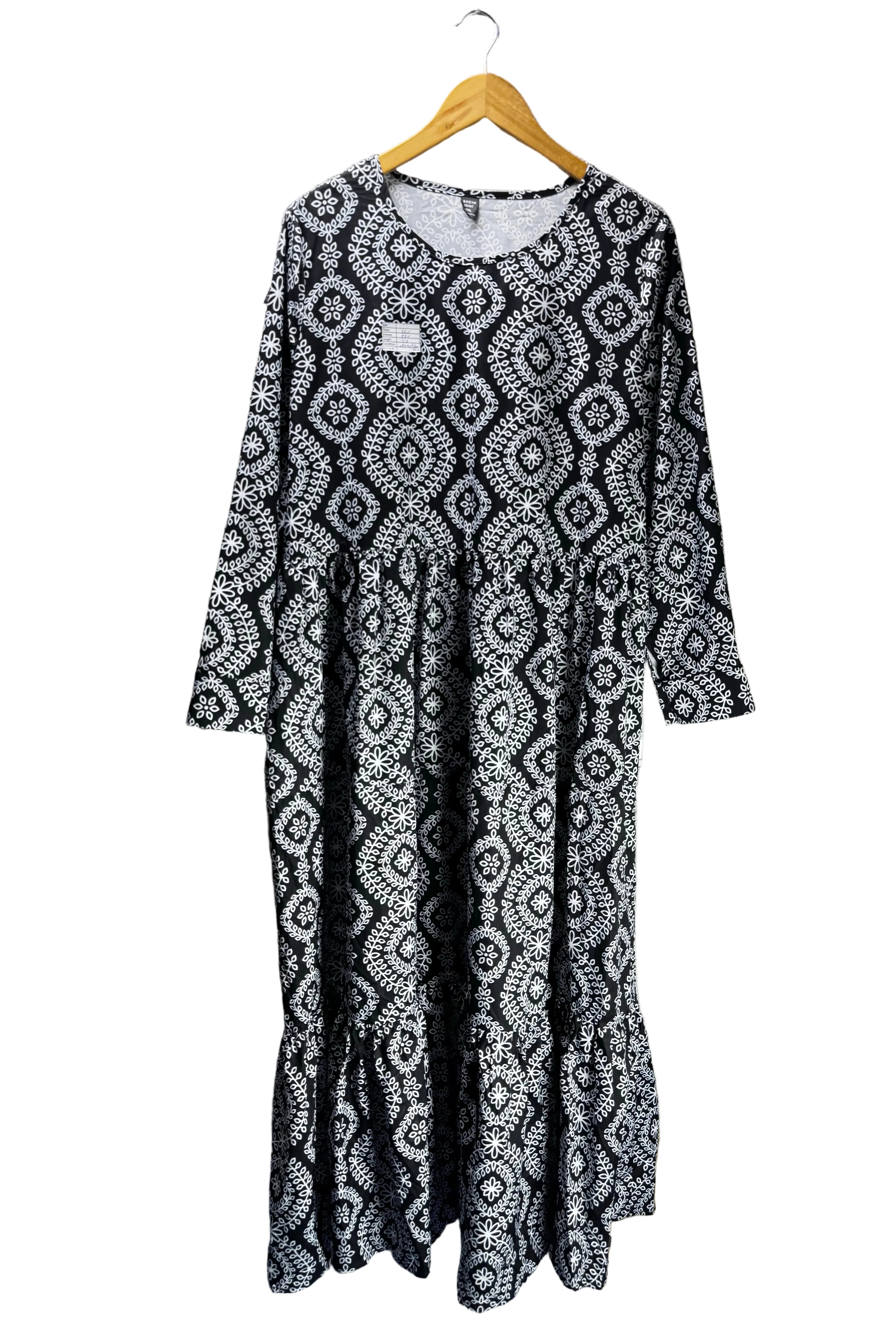 Shein® XL | Bust: 22.5" | Geometric | Maxi Dress | B4 - 5440 - Genuine Maal