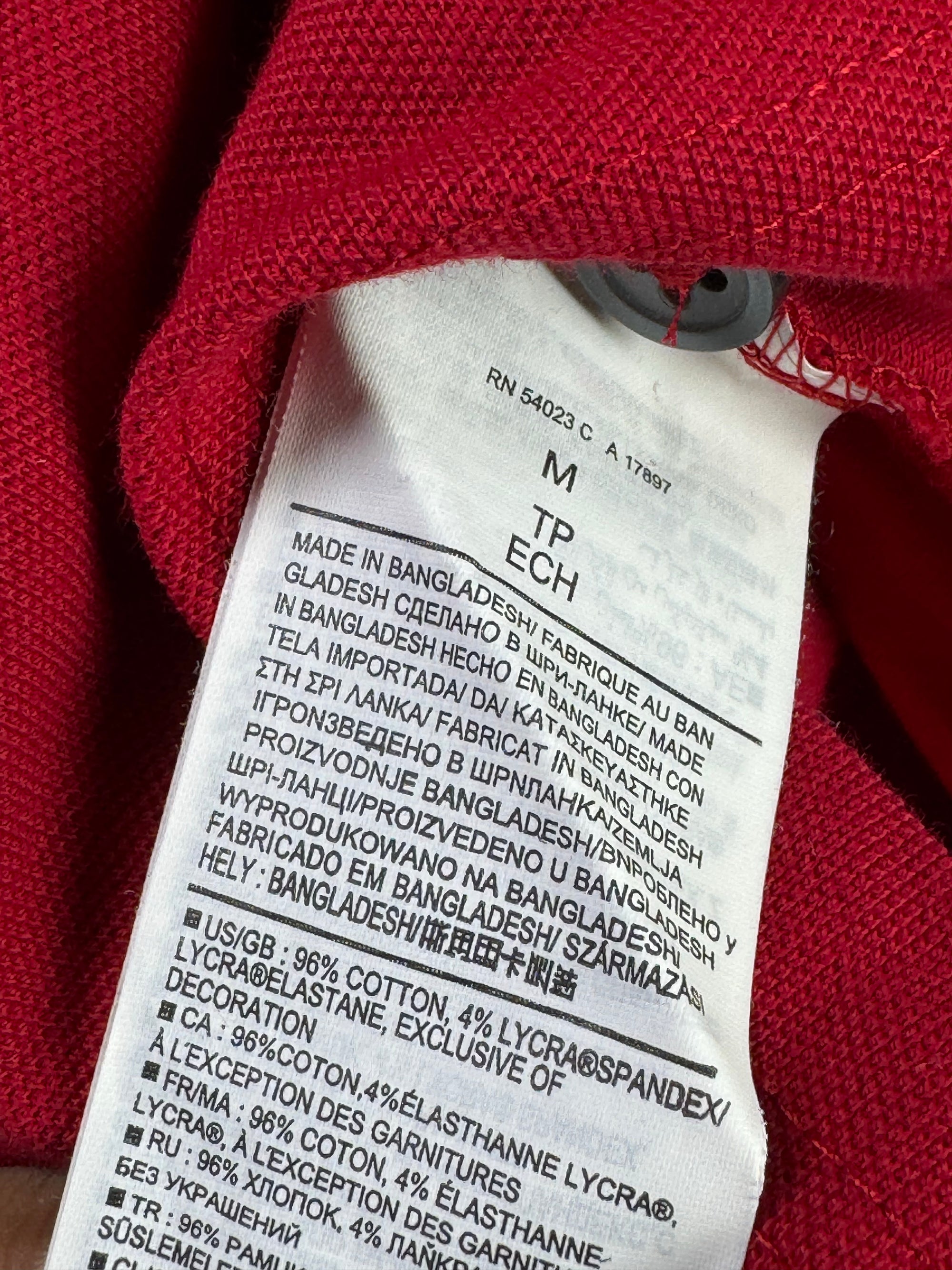 Banana Rep*blic® XS | Chest: 18" | Red | Polo | Cotton - Lycra | 4016 - Genuine Maal