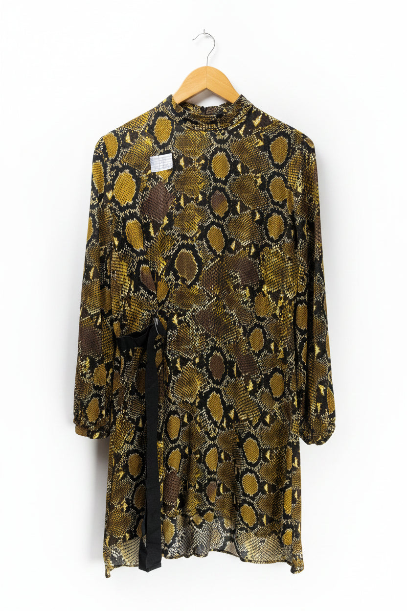 Zara® Large | Bust: 20" | Snakeskin | Mini Dress | B3 - 5403 - Genuine Maal