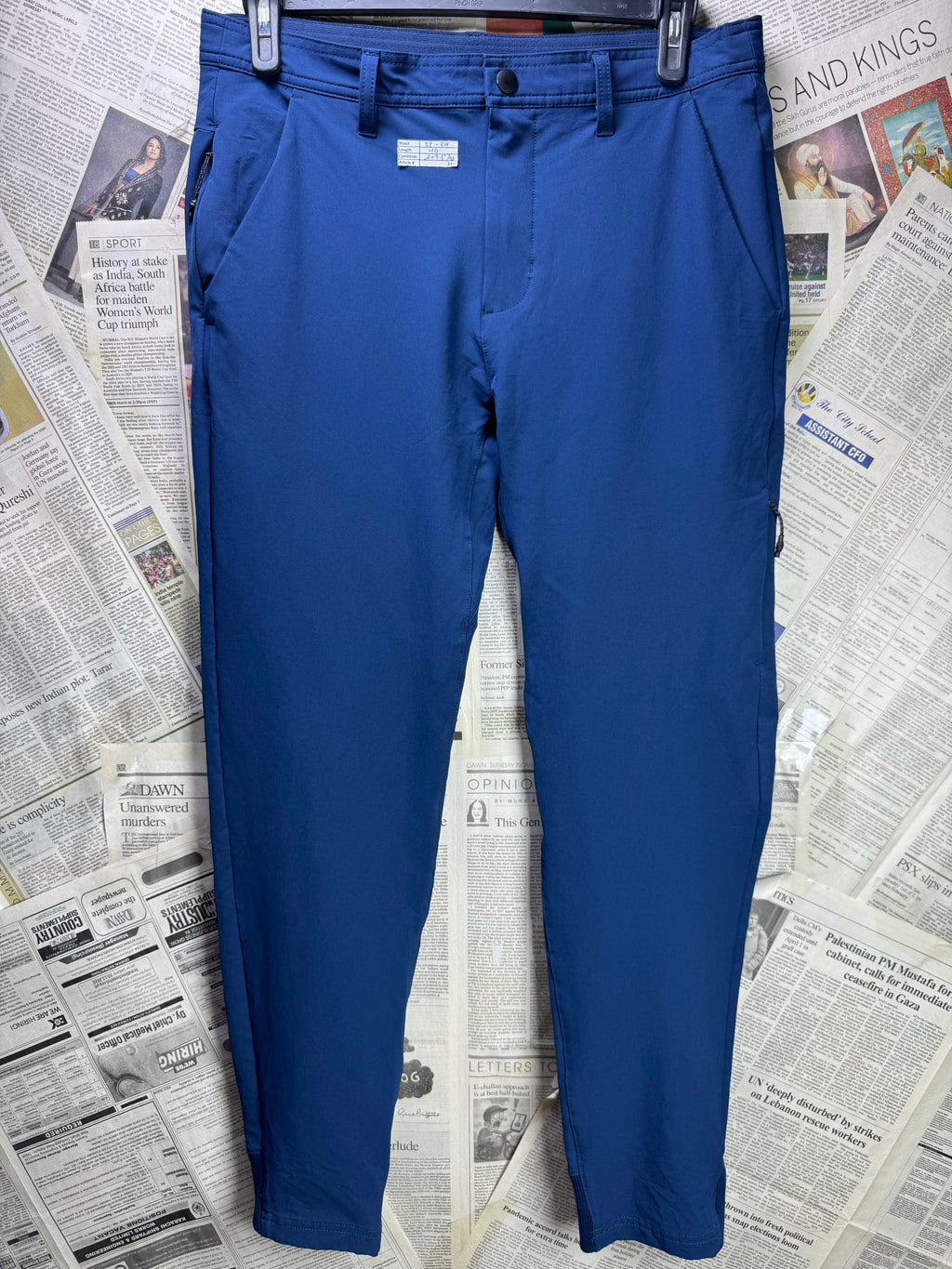 R*ssell® Waist: 32" to 34" | Royal Blue | Golf Pants| Poly - Spandex | 1436 - Genuine Maal