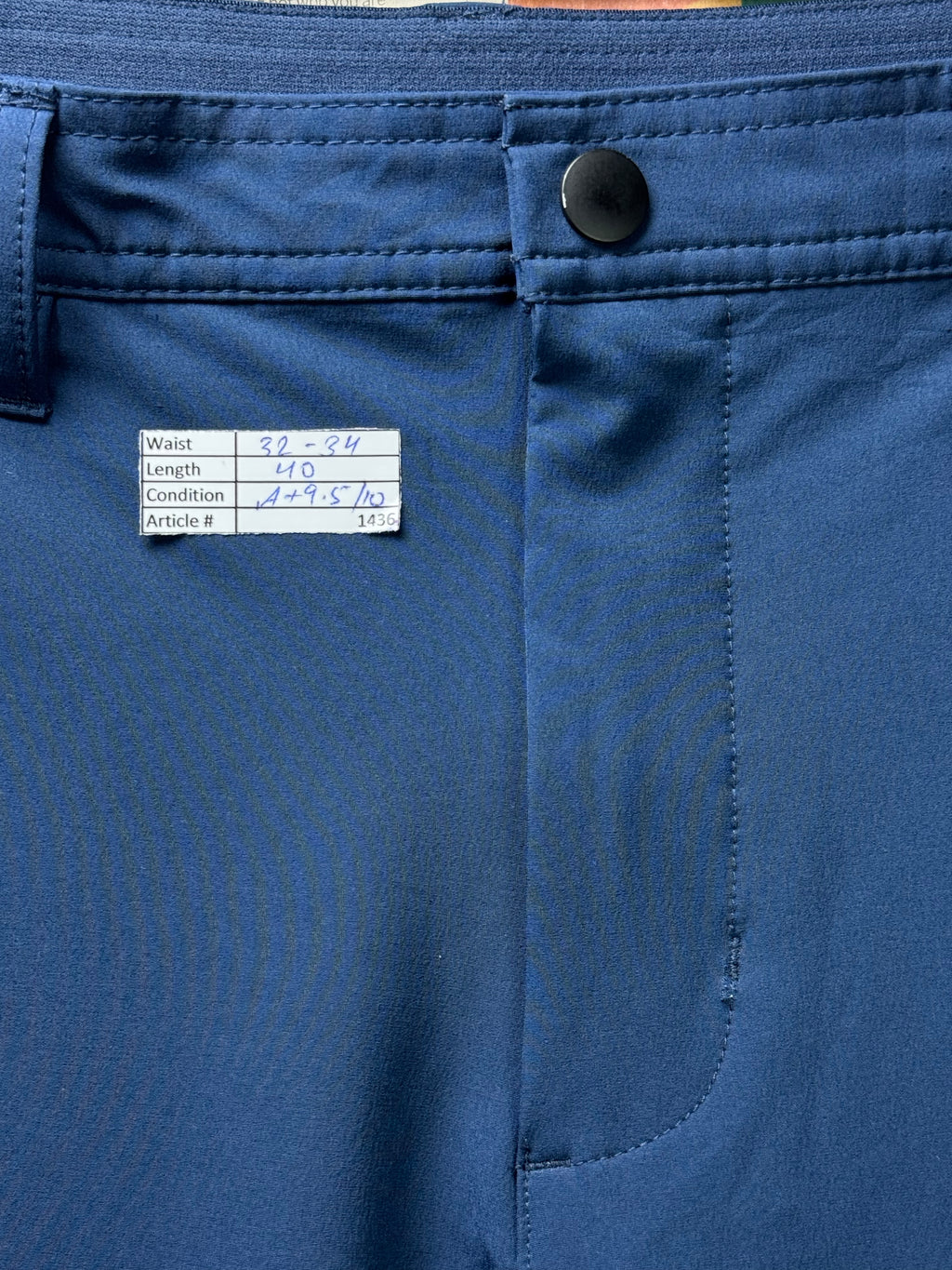 R*ssell® Waist: 32" to 34" | Royal Blue | Golf Pants| Poly - Spandex | 1436 - Genuine Maal