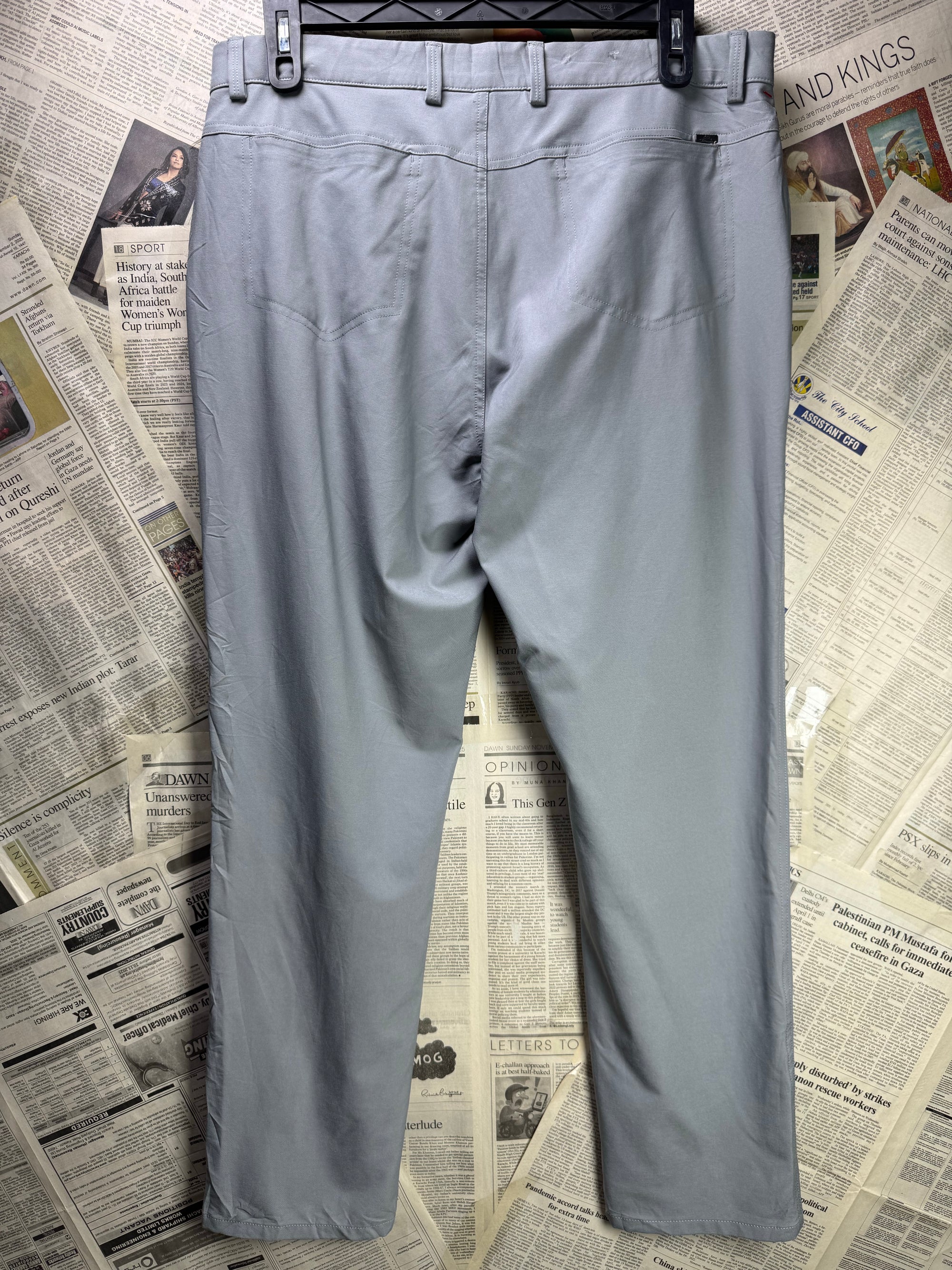 Greg Norman® Waist: 36" | Grey | Golf Pants | Poly - Spandex | 1435 - Genuine Maal