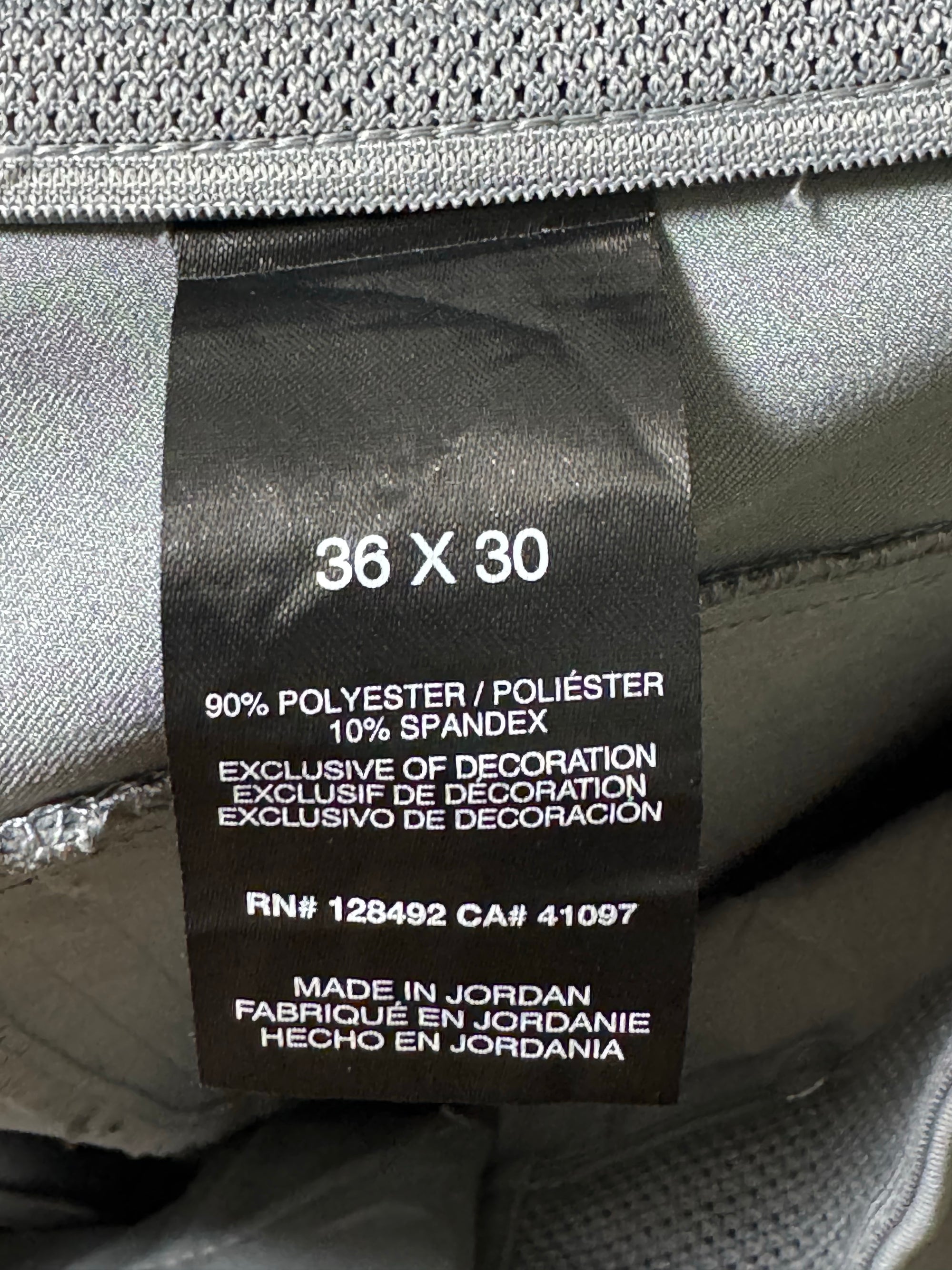 Greg Norman® Waist: 36" | Grey | Golf Pants | Poly - Spandex | 1435 - Genuine Maal