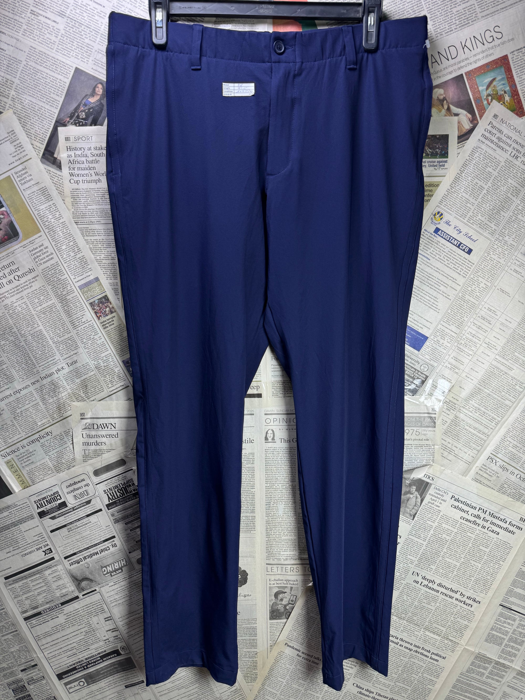 Under Armo*r® Waist: 38" | Royal Blue | Golf Pants | Nylon - Poly - Elastane | 1448 - Genuine Maal