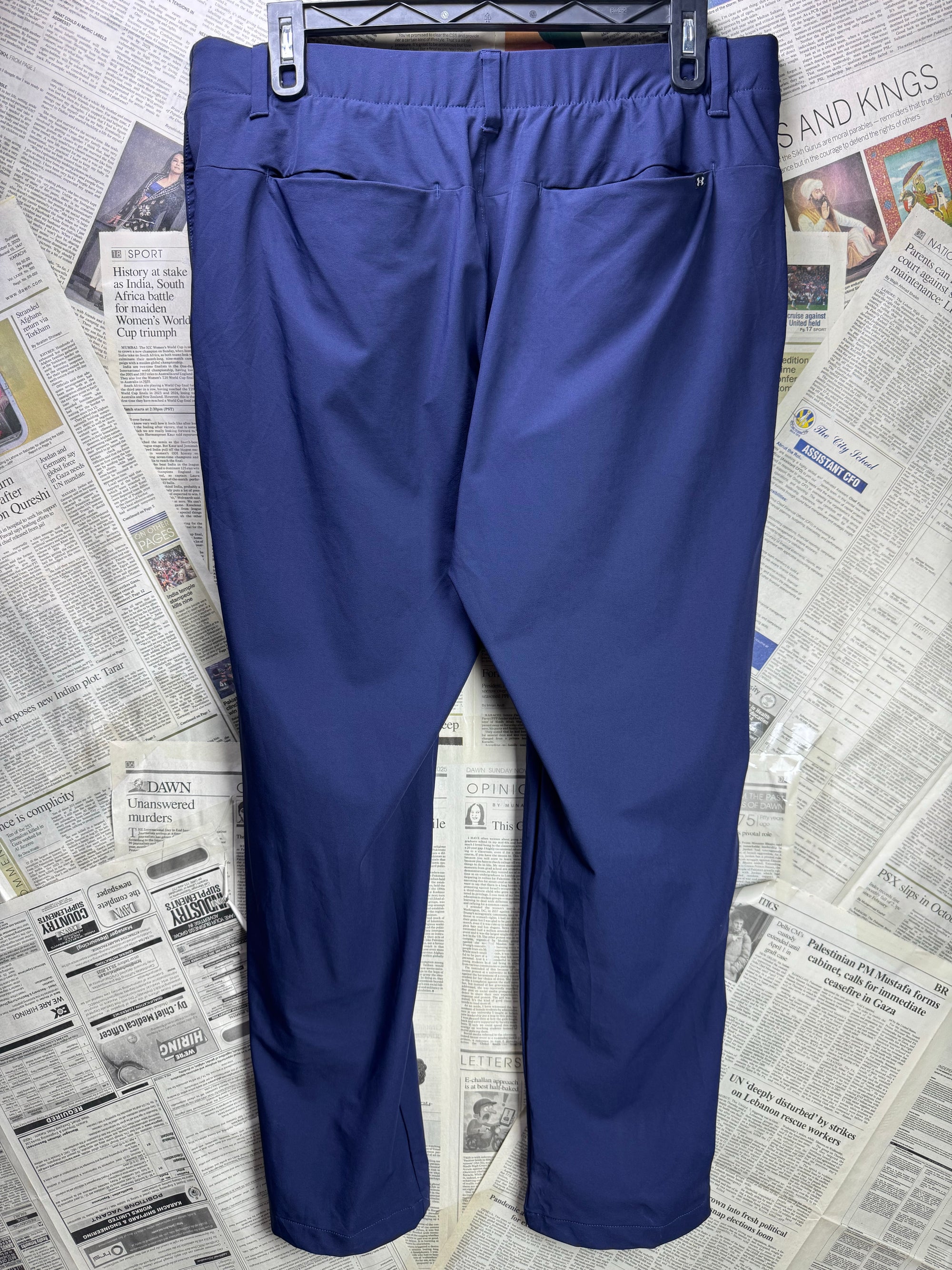 Under Armo*r® Waist: 38" | Royal Blue | Golf Pants | Nylon - Poly - Elastane | 1448 - Genuine Maal