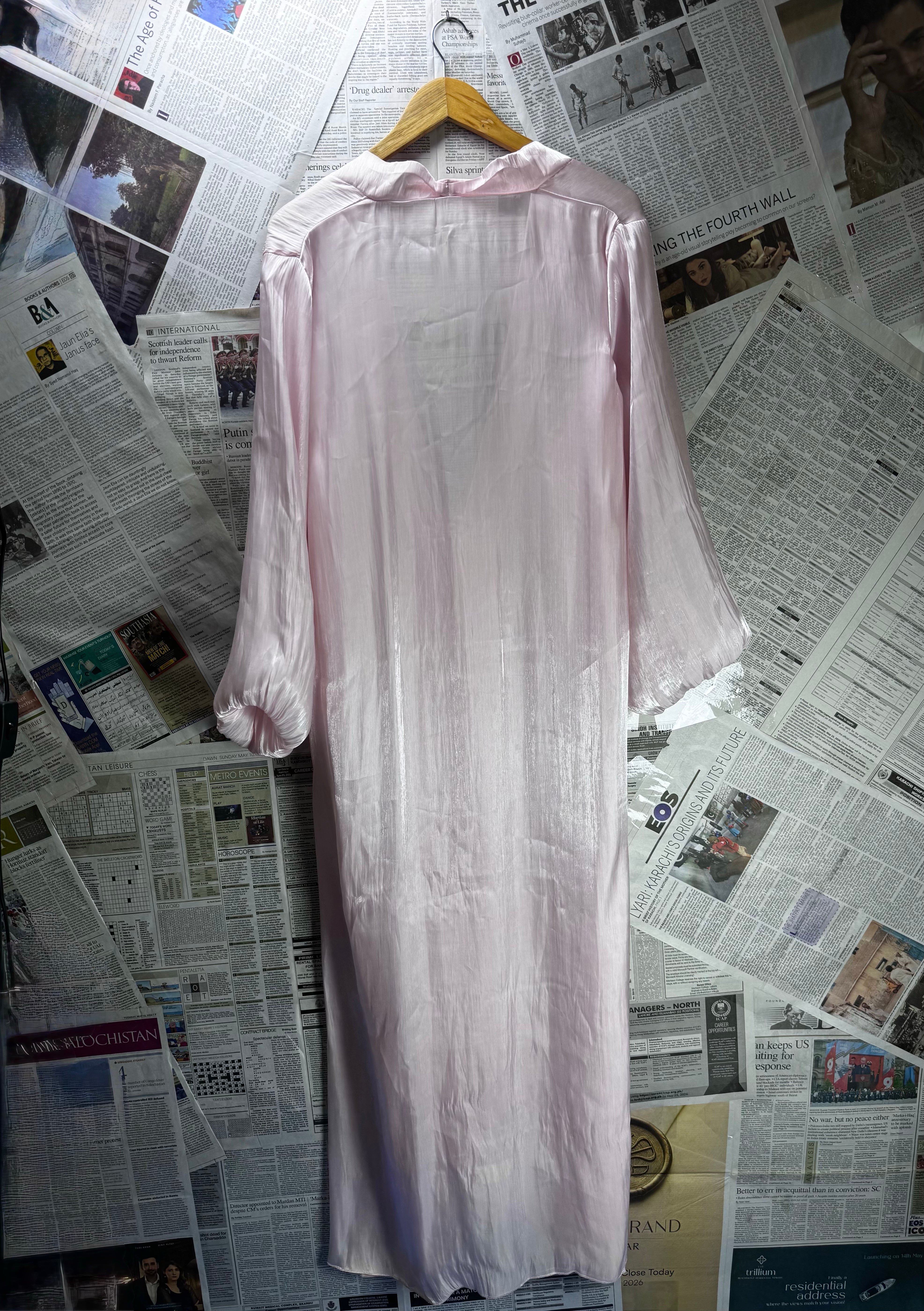 Shein® XL | Bust: 21.5" | Solid with Shimmer | Maxi Robe | B4 - 5198 - Genuine Maal