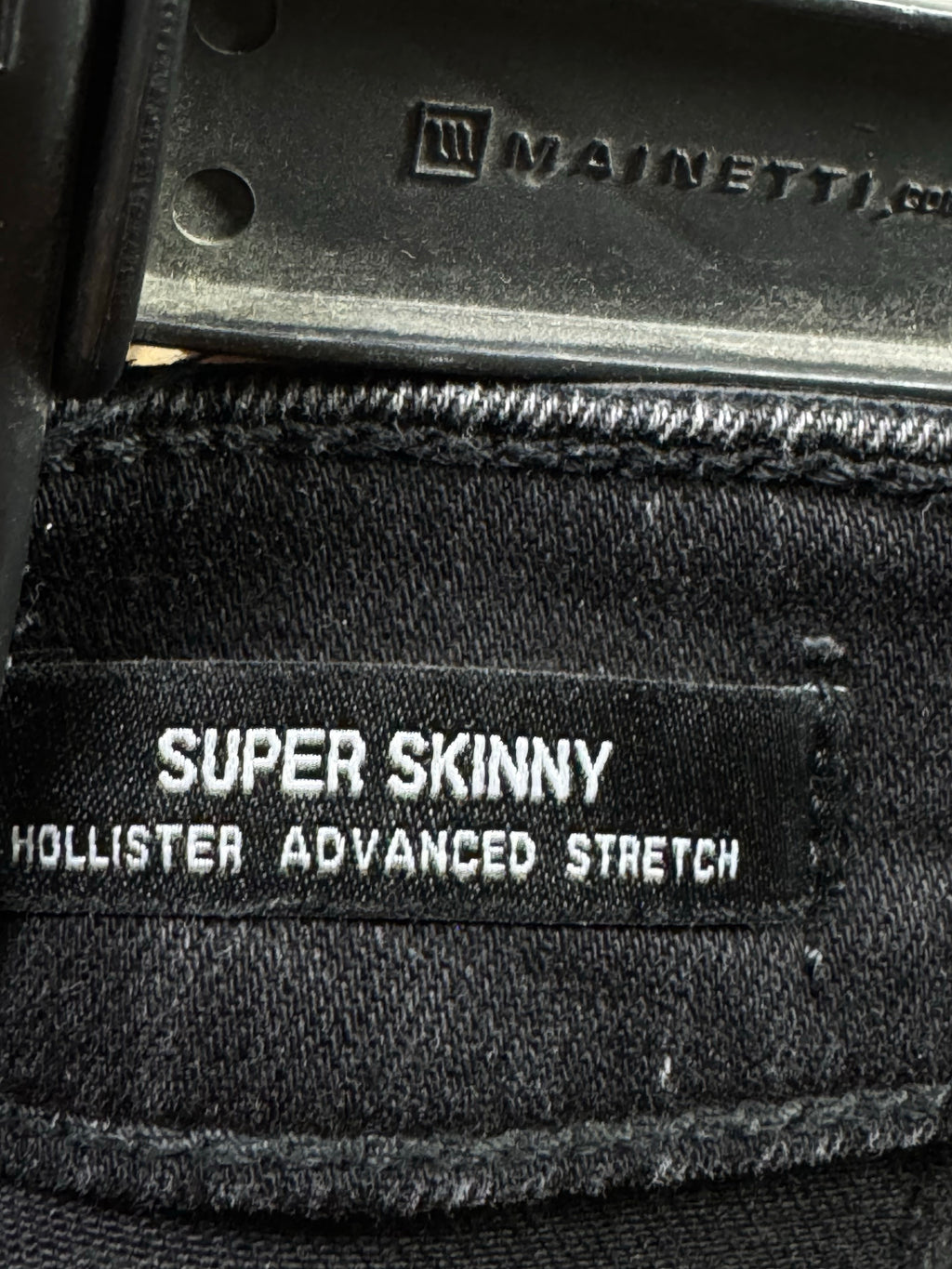 Hollist*r® Waist: 34" | Black | Super Skinny Denim Pants | Cotton - Poly - Spandex | 1439 - Genuine Maal