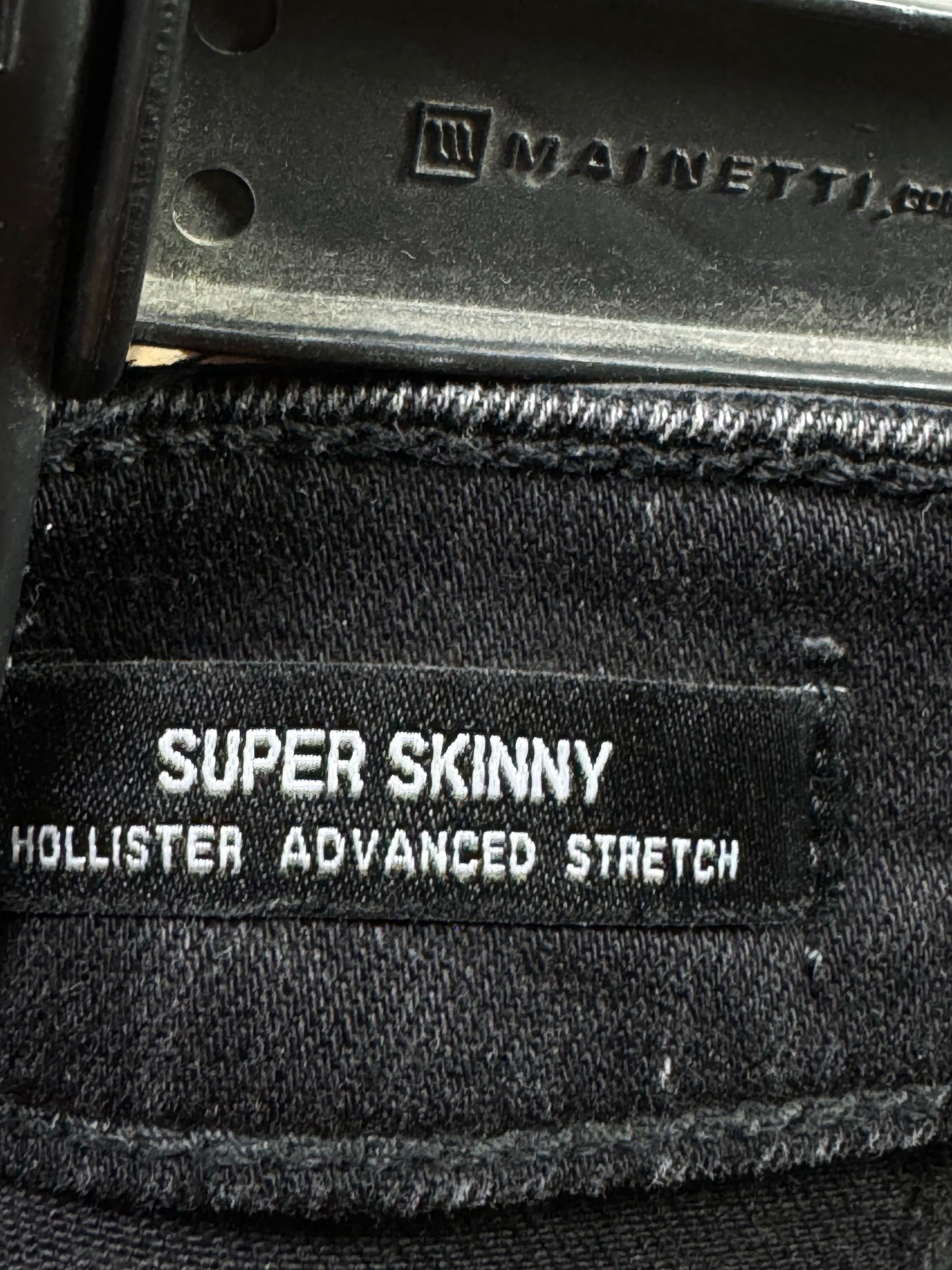 Hollist*r® Waist: 34" | Black | Super Skinny Denim Pants | Cotton - Poly - Spandex | 1439 - Genuine Maal