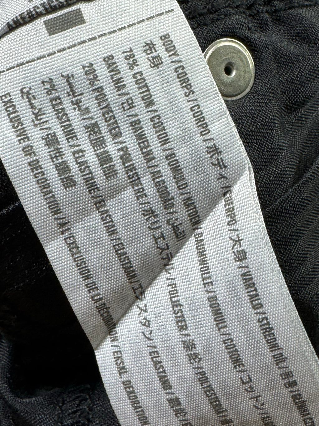 Hollist*r® Waist: 34" | Black | Super Skinny Denim Pants | Cotton - Poly - Spandex | 1439 - Genuine Maal