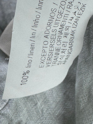 Pull & Be*r® Small | Chest: 20.5" | Band Collar Shirt | Linen | 4020 - Genuine Maal