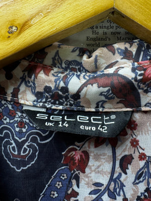 Select® XL | Bust: 21.5" | Floral Paisley | Maxi Dress | B4 - 5458 - Genuine Maal