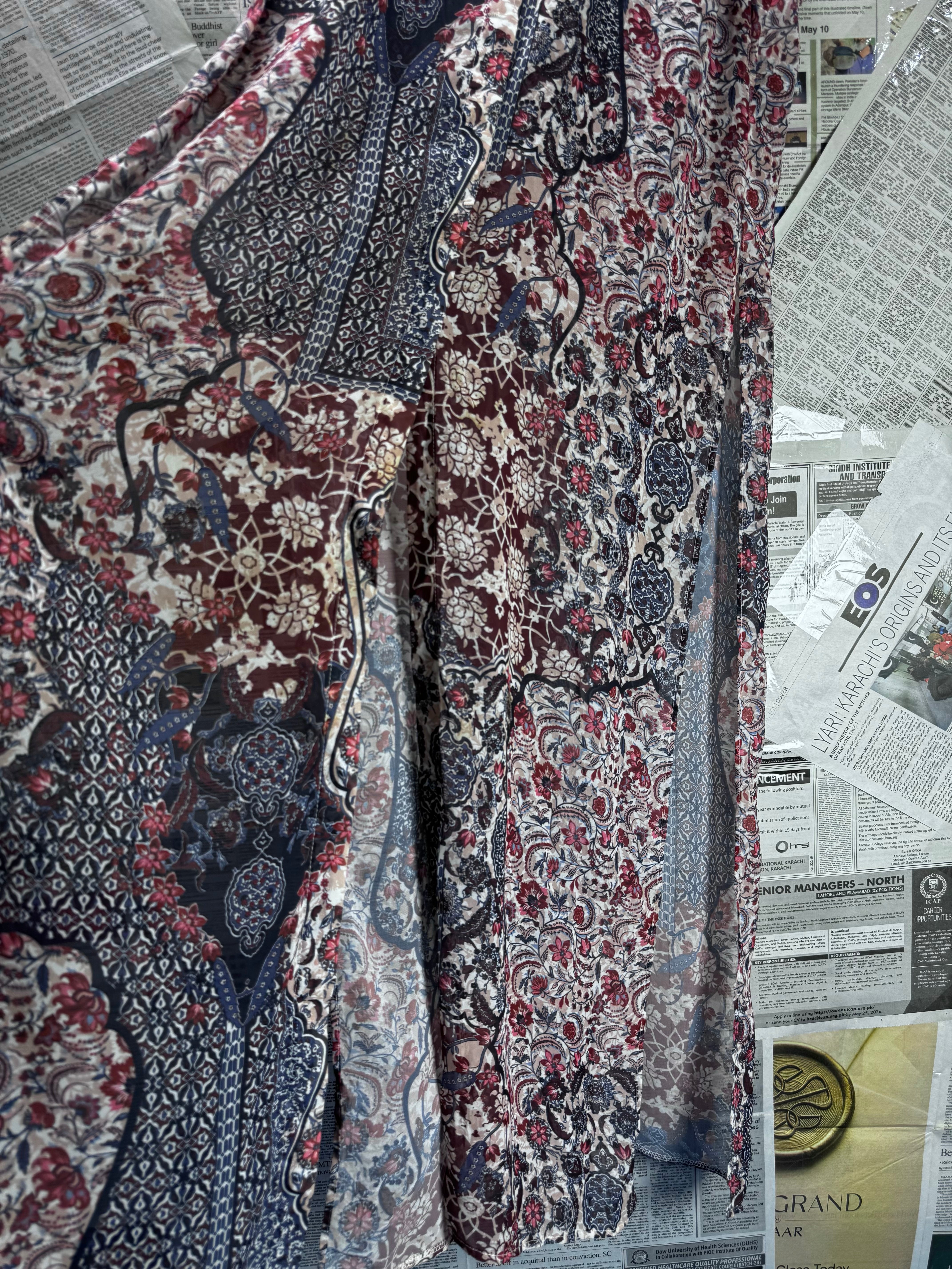 Select® XL | Bust: 21.5" | Floral Paisley | Maxi Dress | B4 - 5458 - Genuine Maal