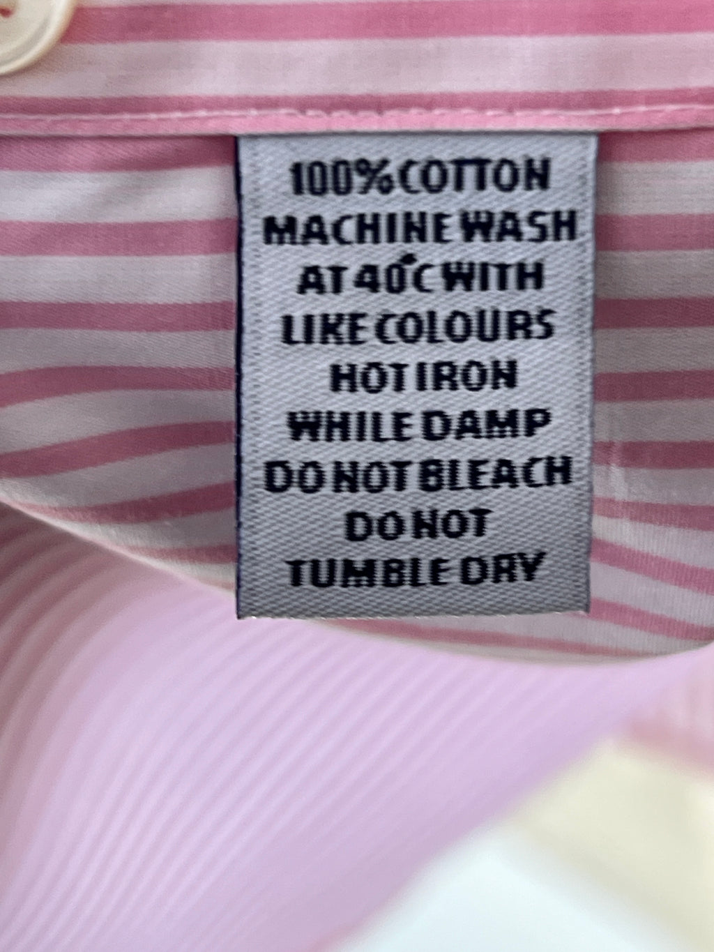 Austin Brothers® Medium | Chest: 22.5" | Pink with White Stripes | Shirt | Cotton | 235 - Genuine Maal