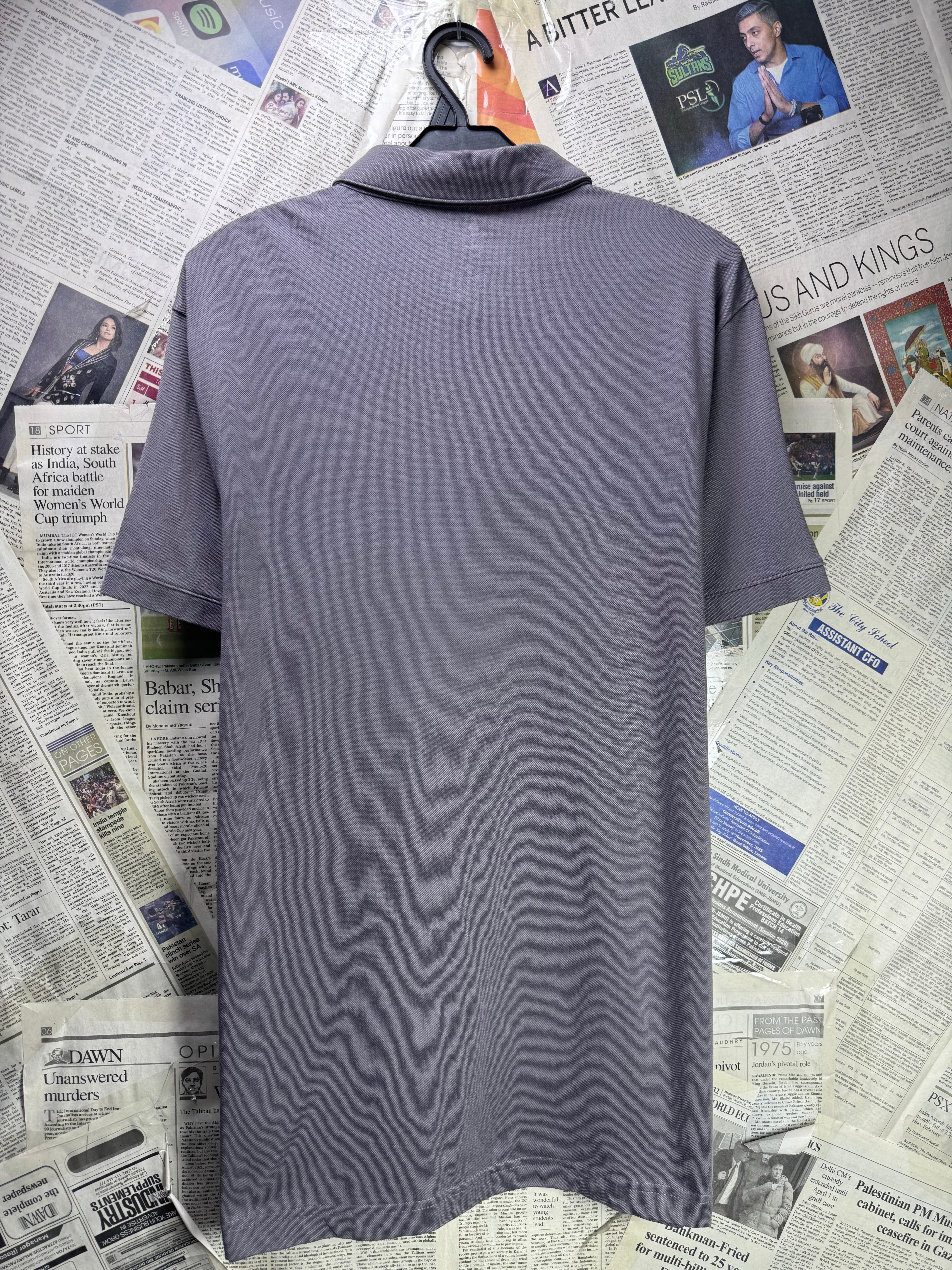 H&M® Medium | Chest: 21.5" | Grey | Polo | Cotton - Poly | 4022 - Genuine Maal
