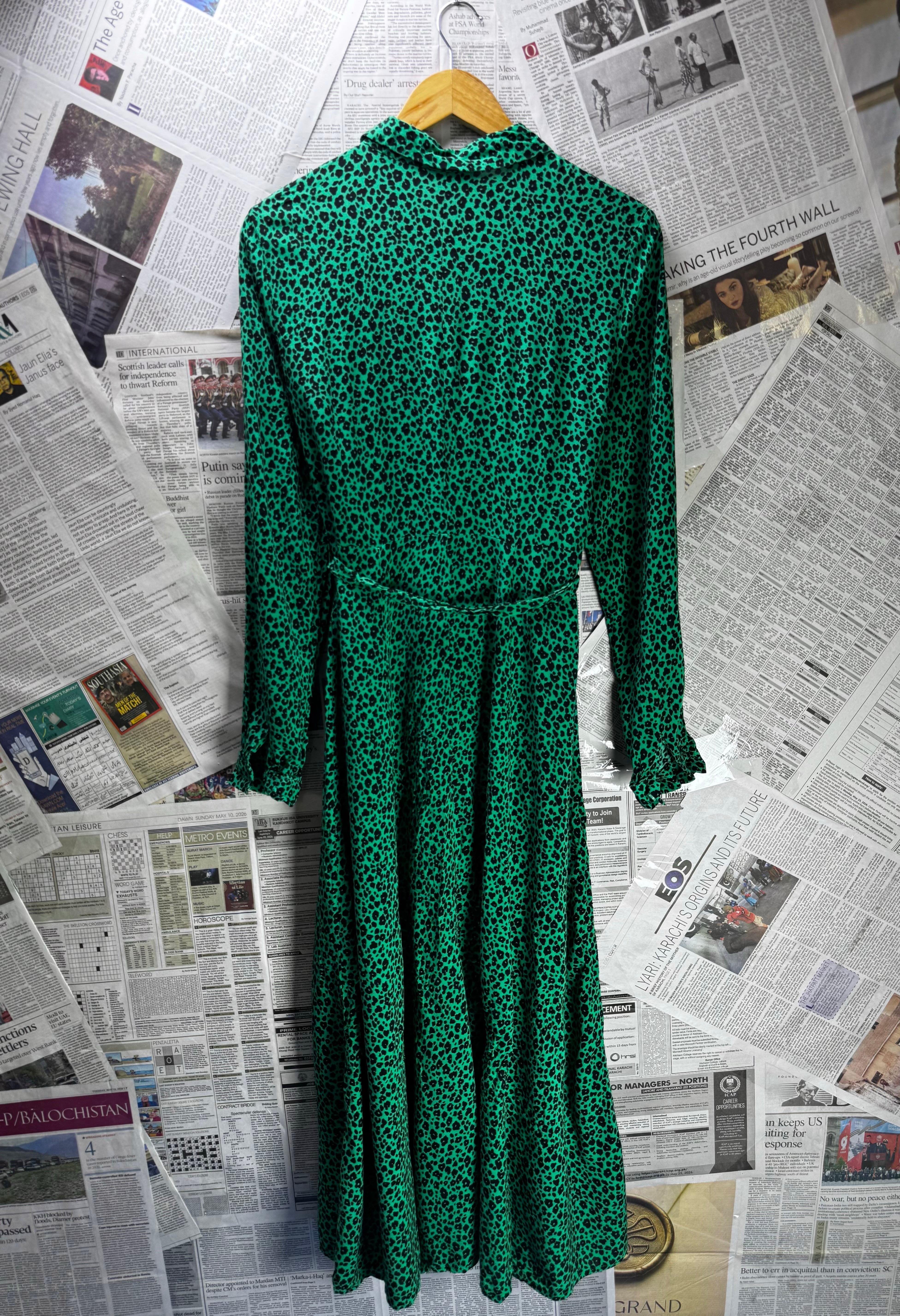 New Look® Large | Bust: 20.5" | Animal Print | Maxi Dress | B4 - 5434 - Genuine Maal