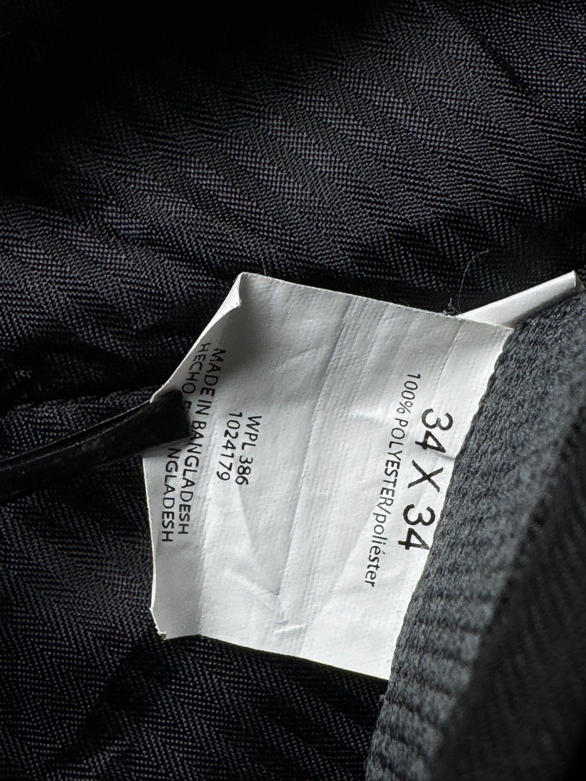Haggar® Waist: 34" | Black | Performance Pants | Poly | 1413 - Genuine Maal