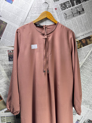 Tavin® XL | Bust: 21.5" | Solid Rosewood | Maxi Dress | B4 - 5218 - Genuine Maal