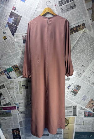 Tavin® XL | Bust: 21.5" | Solid Rosewood | Maxi Dress | B4 - 5218 - Genuine Maal