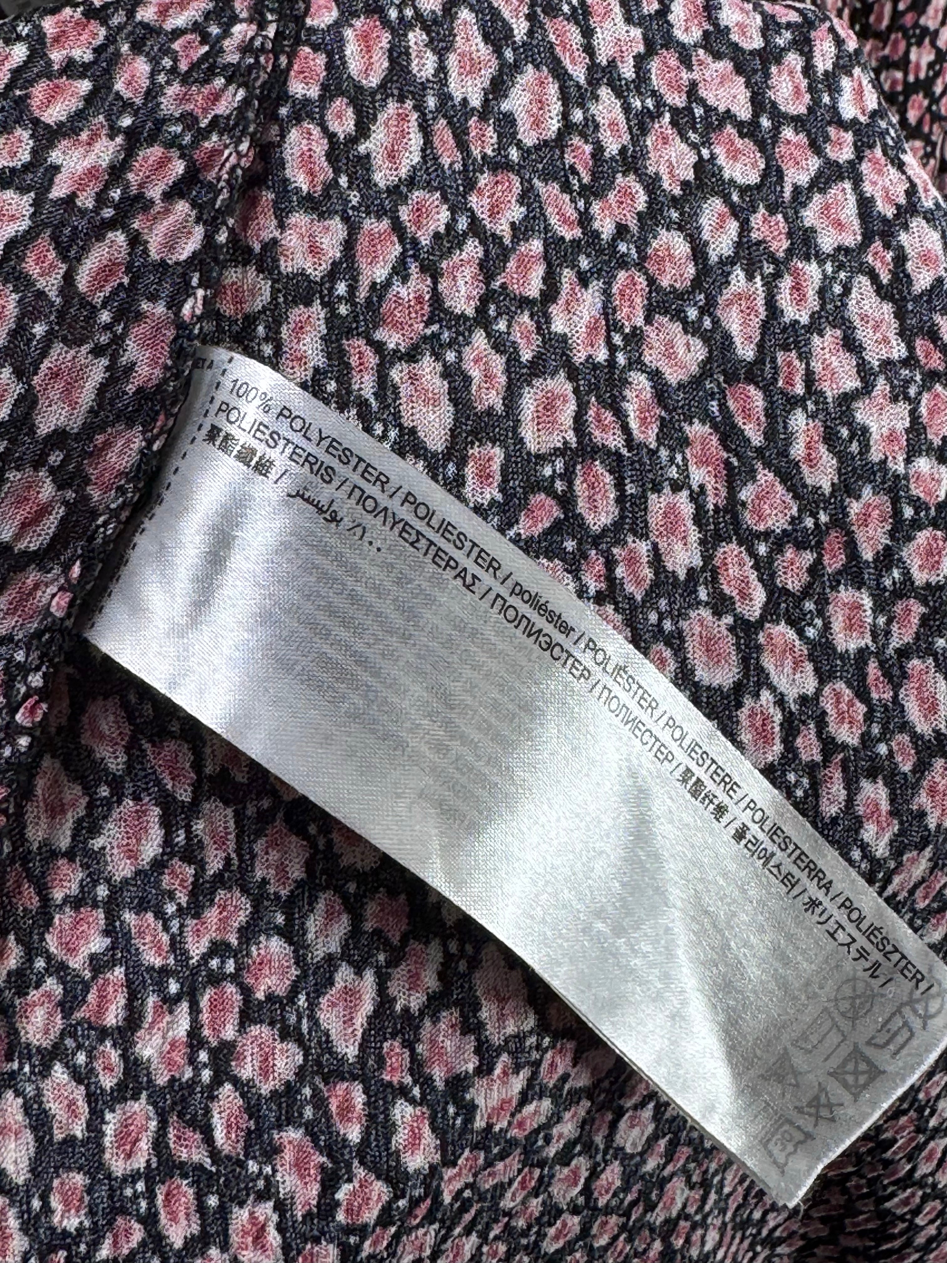 Mango® XS | Bust: 17" | Micro - Floral | Maxi Dress | B4 - 5210 - Genuine Maal
