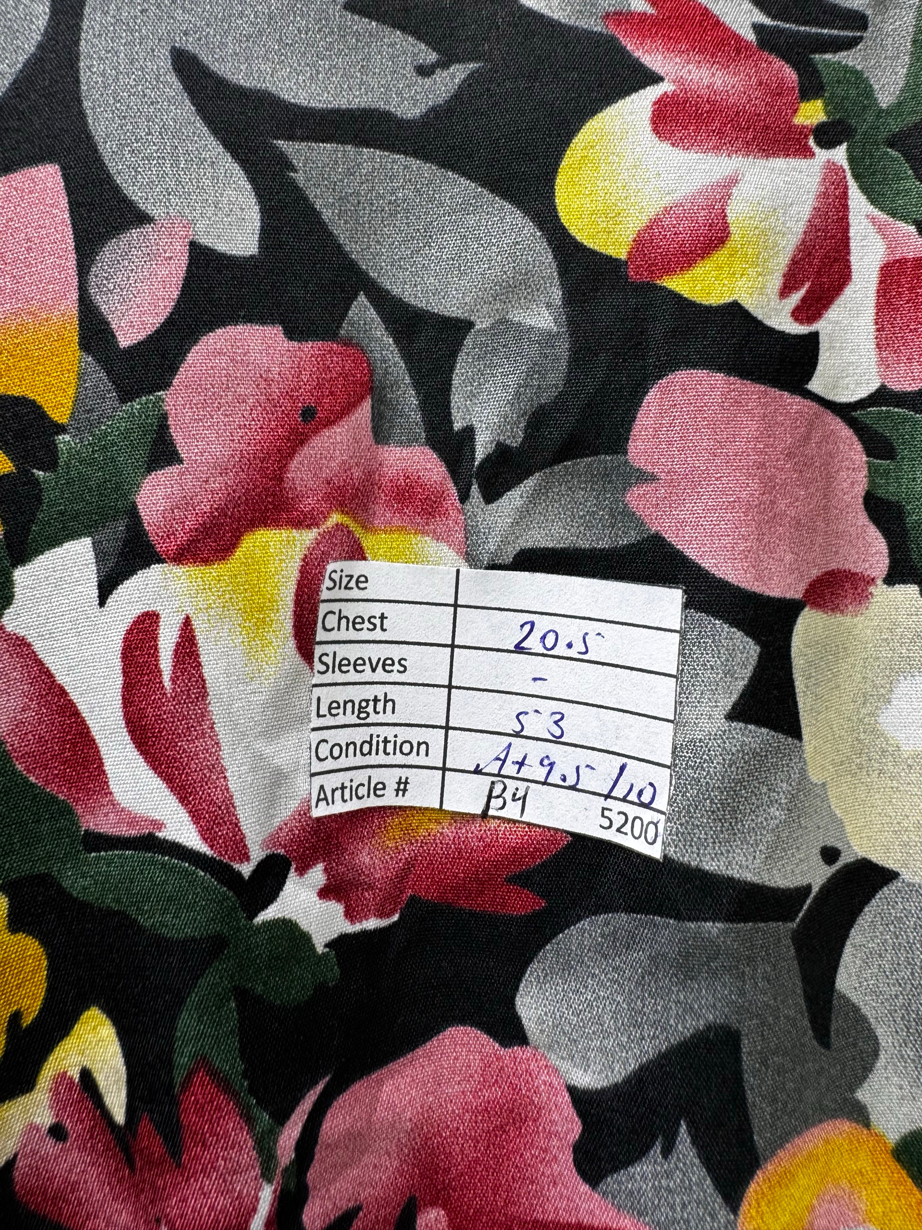 Skue® Large | Bust: 20.5" | Large Abstract Floral | Maxi Dress | B4 - 5200 - Genuine Maal
