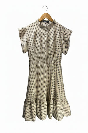 Shein® Medium | Bust: 19.5" | Polka Dot | Mini Dress | B4 - 5190 - Genuine Maal
