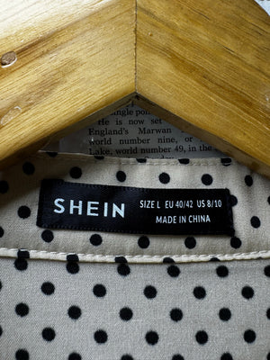 Shein® Medium | Bust: 19.5" | Polka Dot | Mini Dress | B4 - 5190 - Genuine Maal