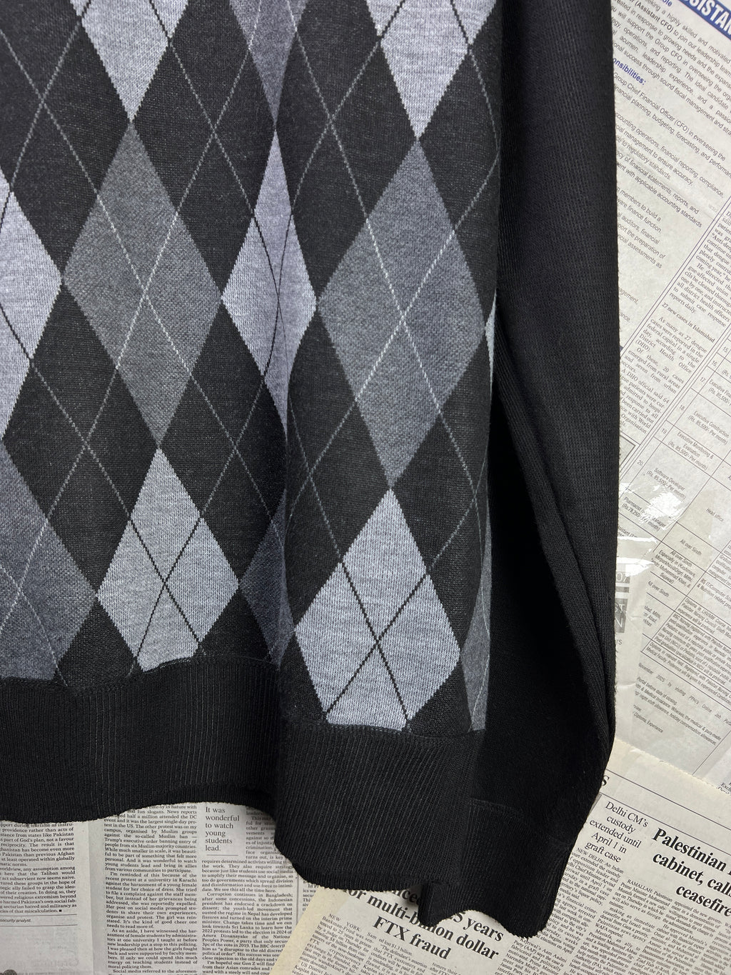 Studio® Small | Chest: 20.5" | Black | Quarter Zip Sweater | 1853 - Genuine Maal