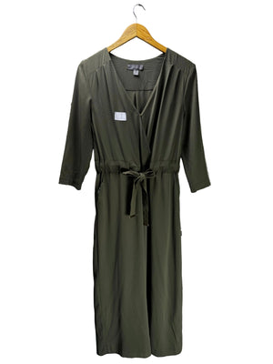 Primark® Large | Bust: 20" | Solid Olive Green | Maxi Dress | B4 - 5215 - Genuine Maal