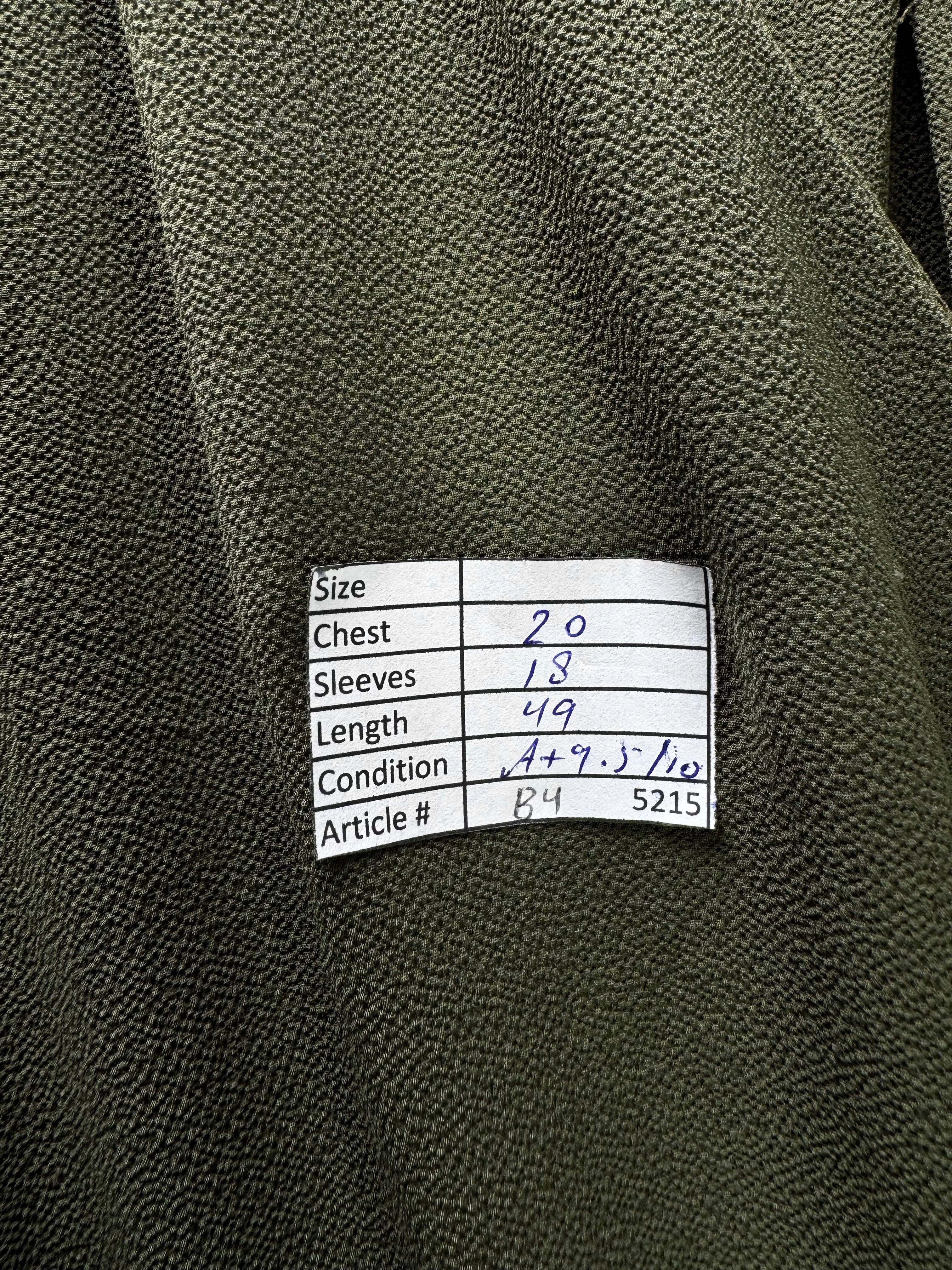 Primark® Large | Bust: 20" | Solid Olive Green | Maxi Dress | B4 - 5215 - Genuine Maal