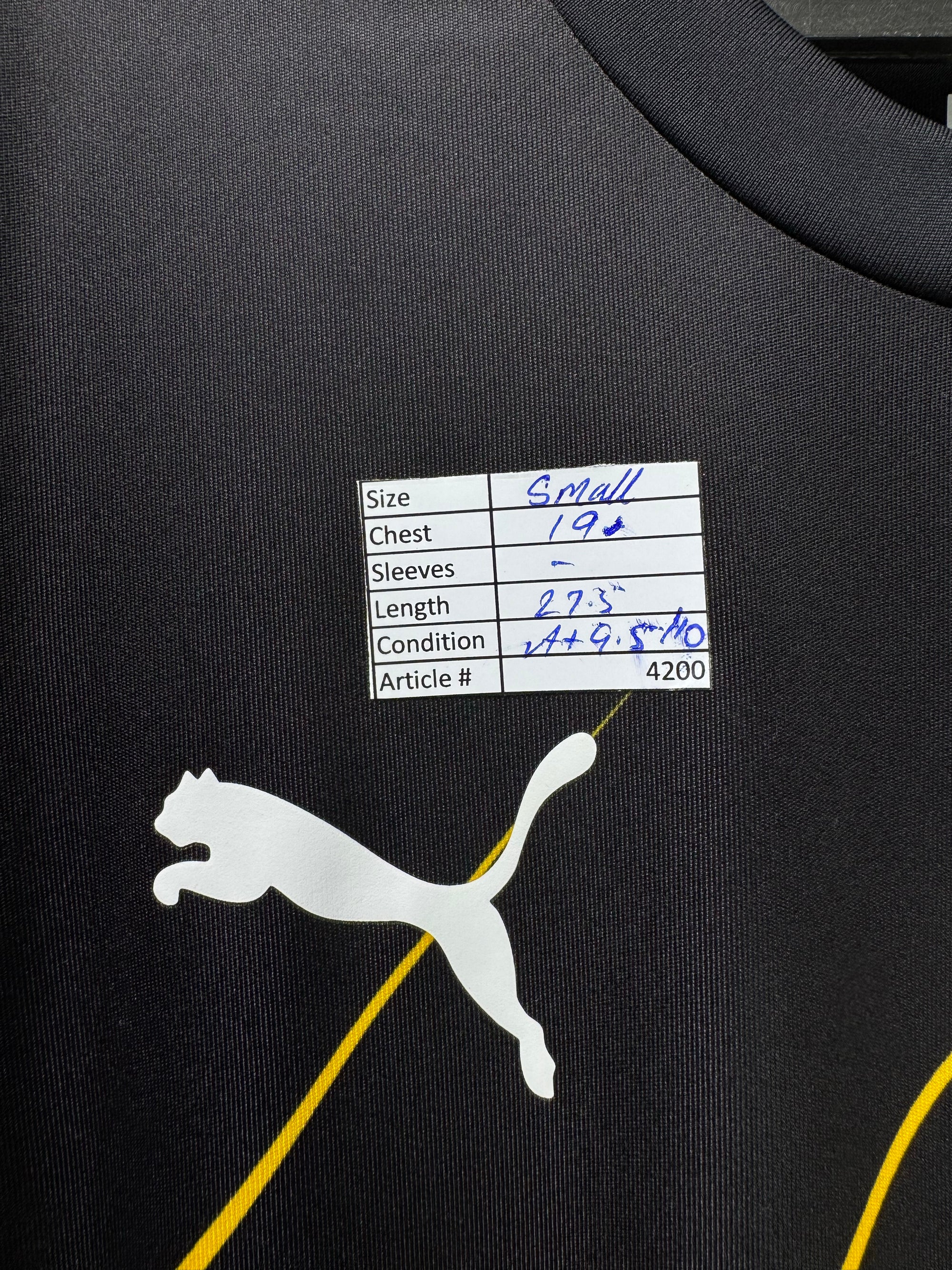 P*ma® Small | Chest: 19" | Black | Sports T-Shirt | Poly | 4200 - Genuine Maal