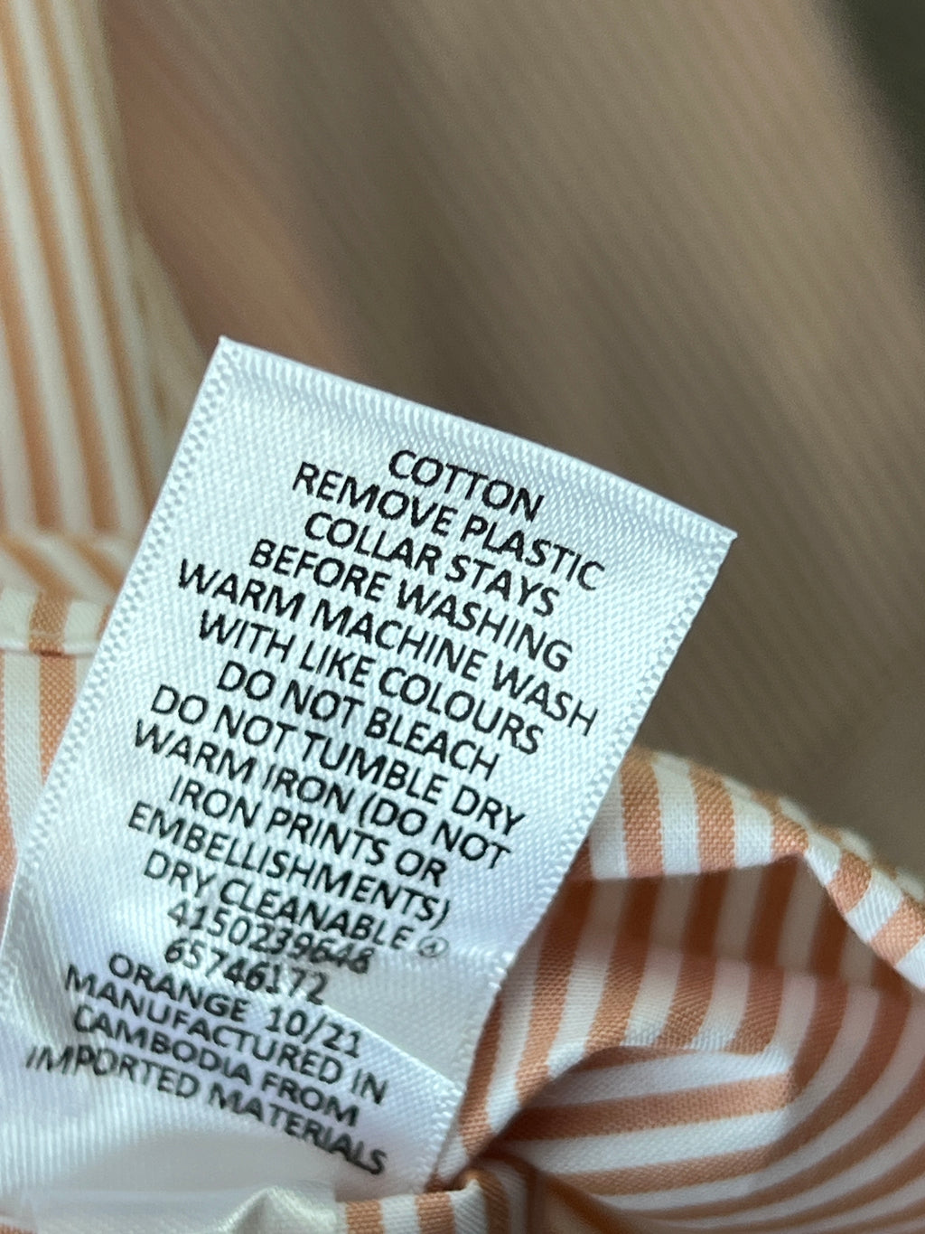 Preview® Medium | Chest: 22" | Chestnut & White Stripes | Shirt | Cotton | 226 - Genuine Maal