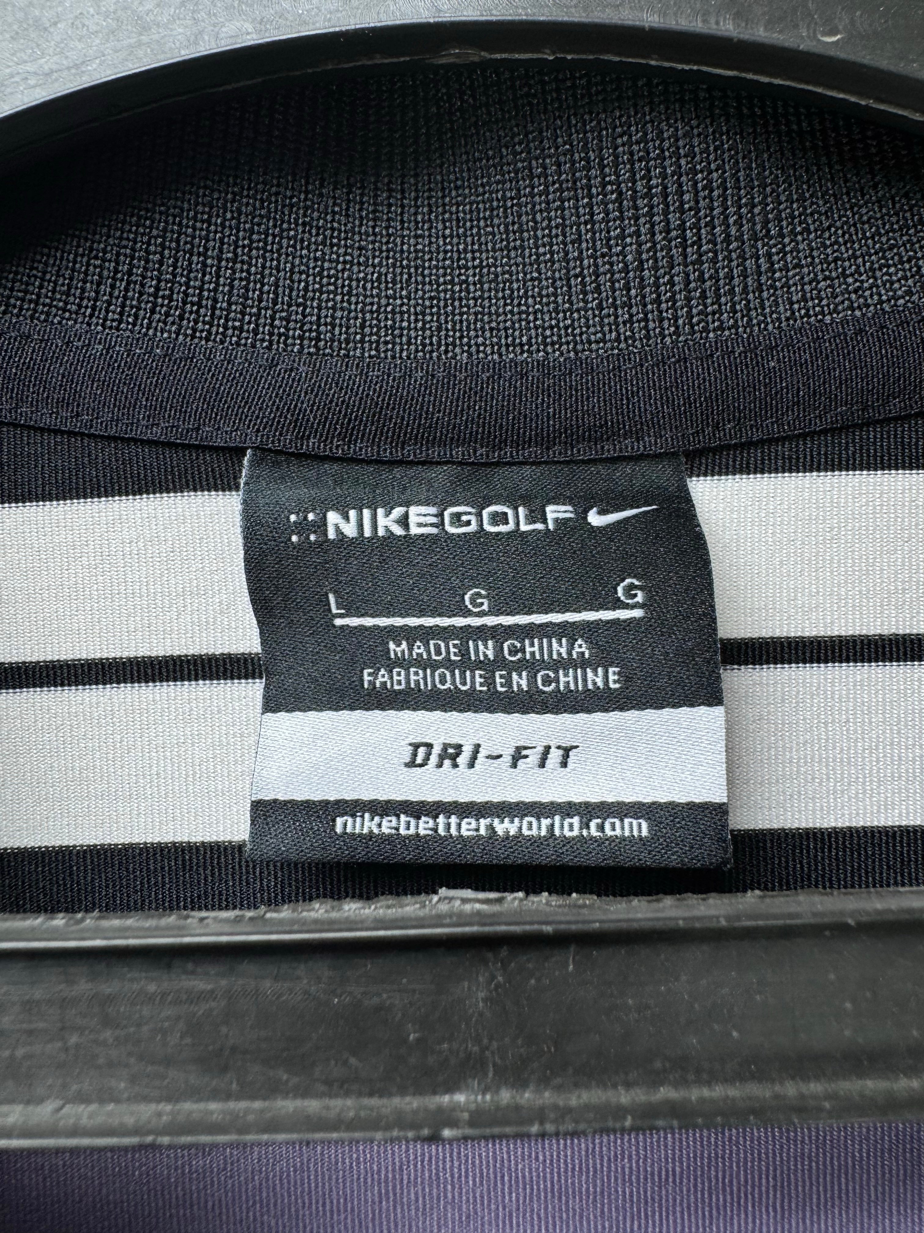 N*ke® Medium | Chest: 22" | Stripe | Golf Polo | Poly - Spandex | 4197 - Genuine Maal