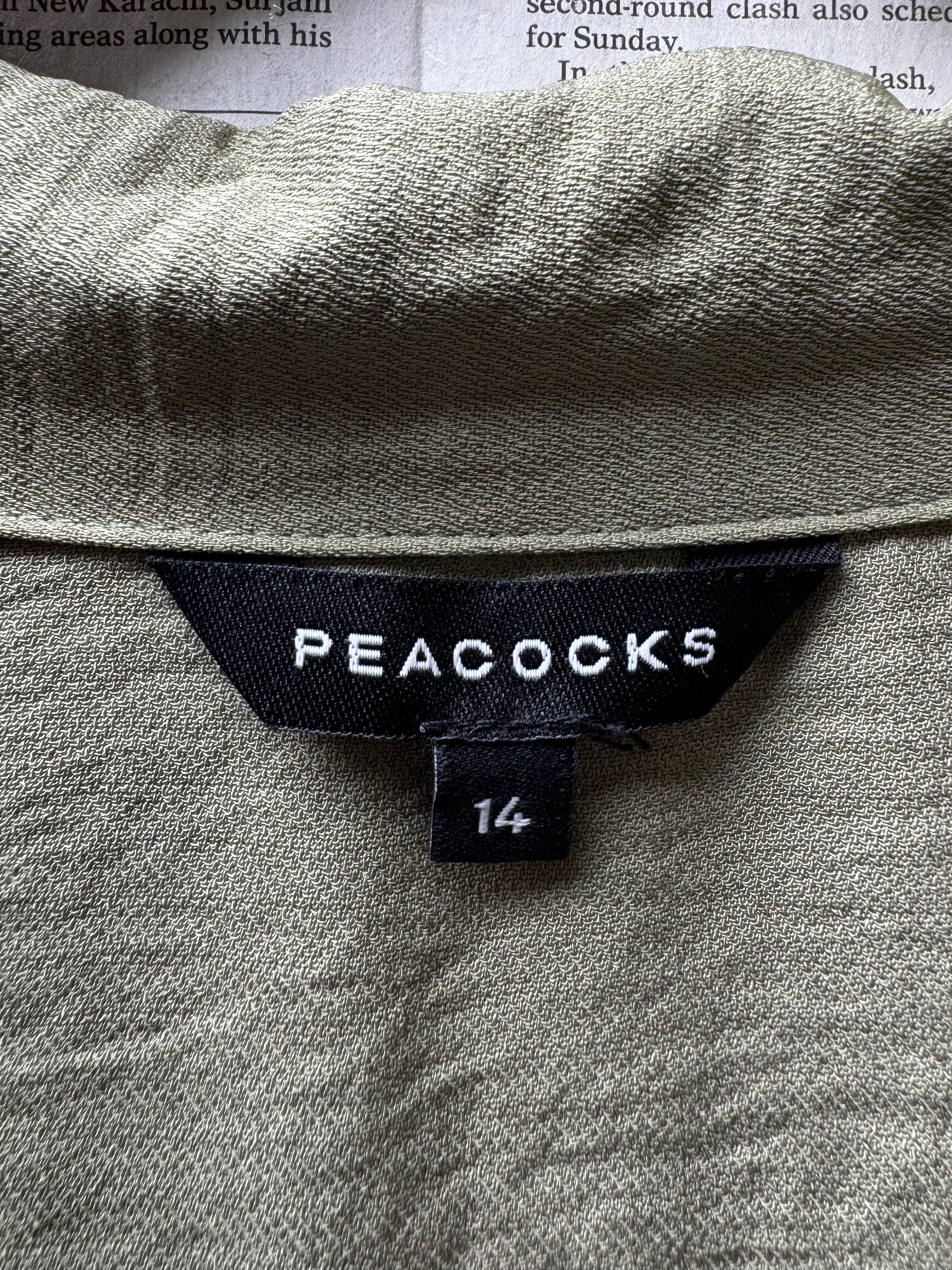 Peacocks® XL | Bust: 22" | Solid Sage Green | Maxi Dress | B4 - 5214 - Genuine Maal