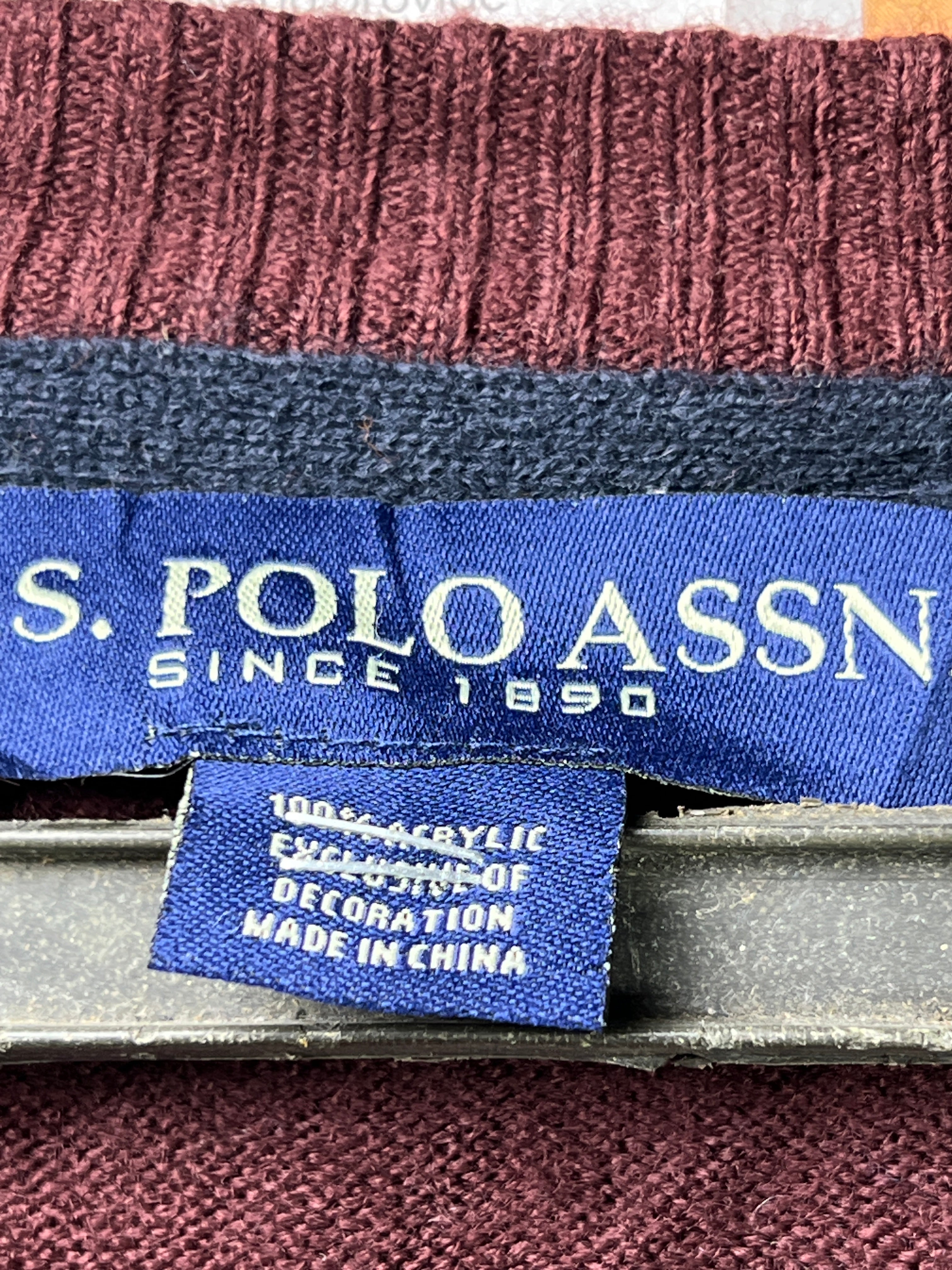 USP*A® XL | Chest: 25.5" | Maroon | Sweater | Acrylic | 1794 - Genuine Maal