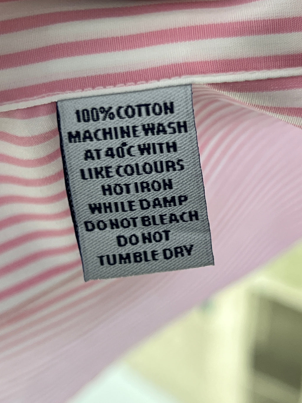 Austin Brothers® Medium | Chest: 22" | Pink & White Stripes | Shirt | Cotton | 239 - Genuine Maal